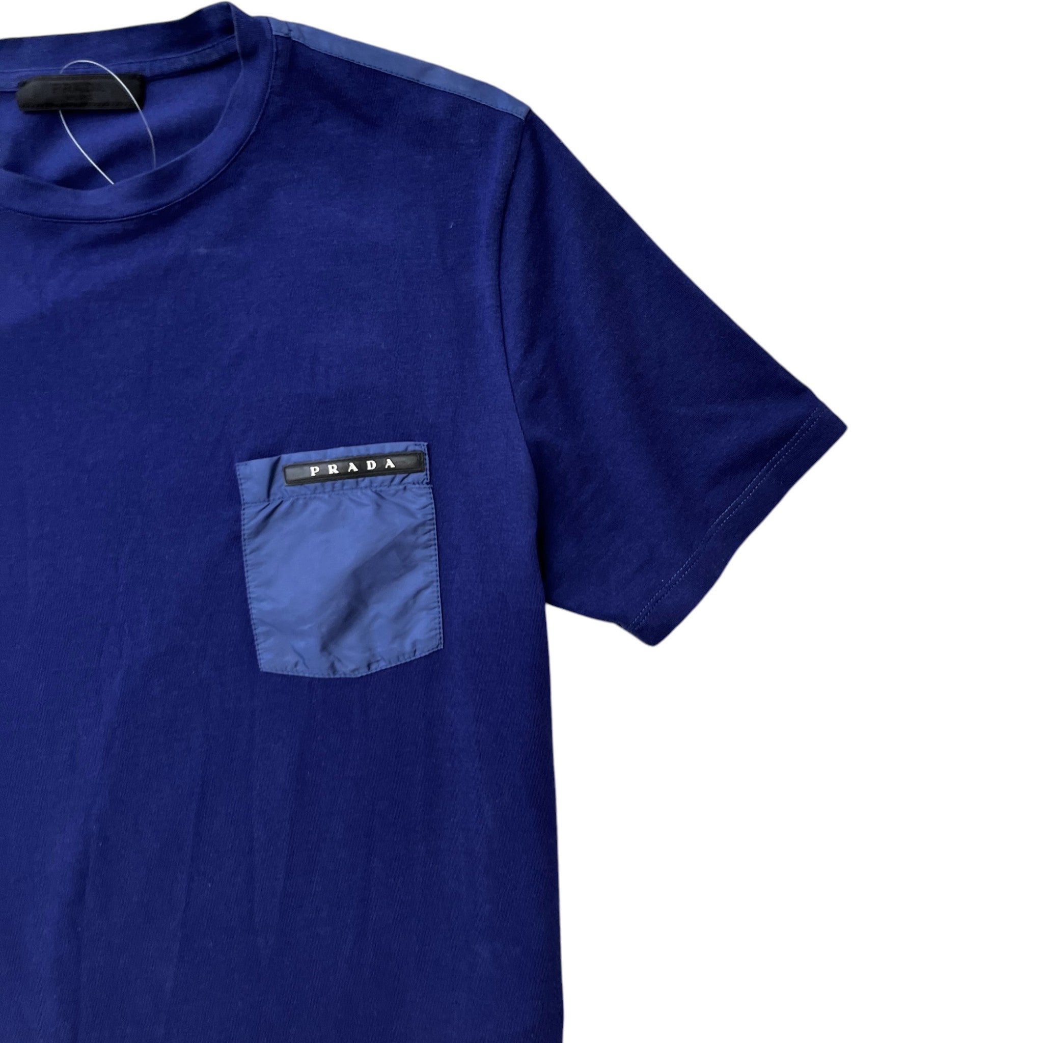 Men's Re-Nylon Pocket Logo T-Shirt Navy Size S