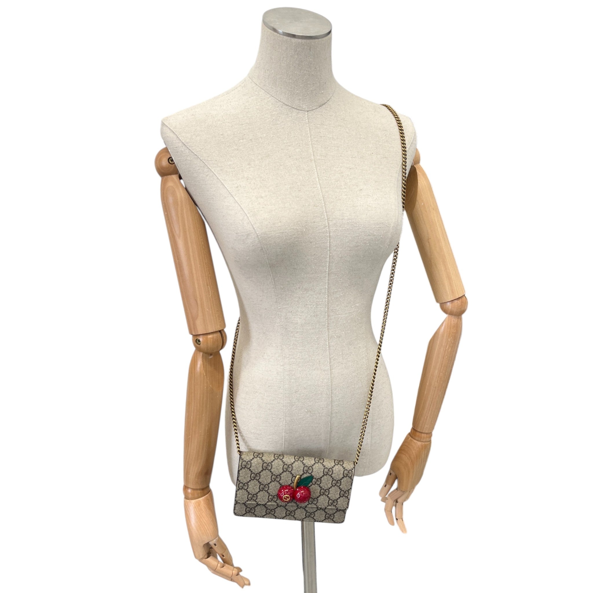 Women's Gg Supreme Cherries Bag Brown