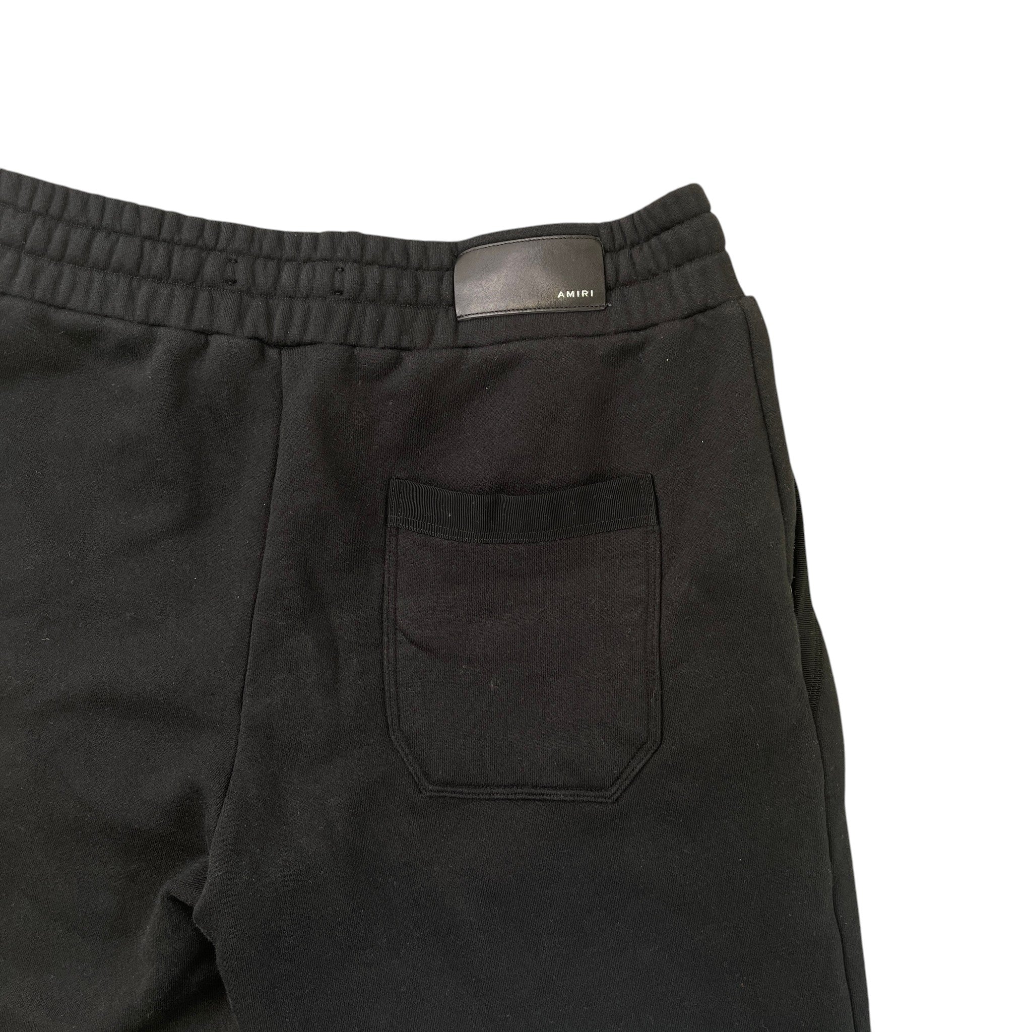 Men's Distressed Core Sweat Shorts Black Size L