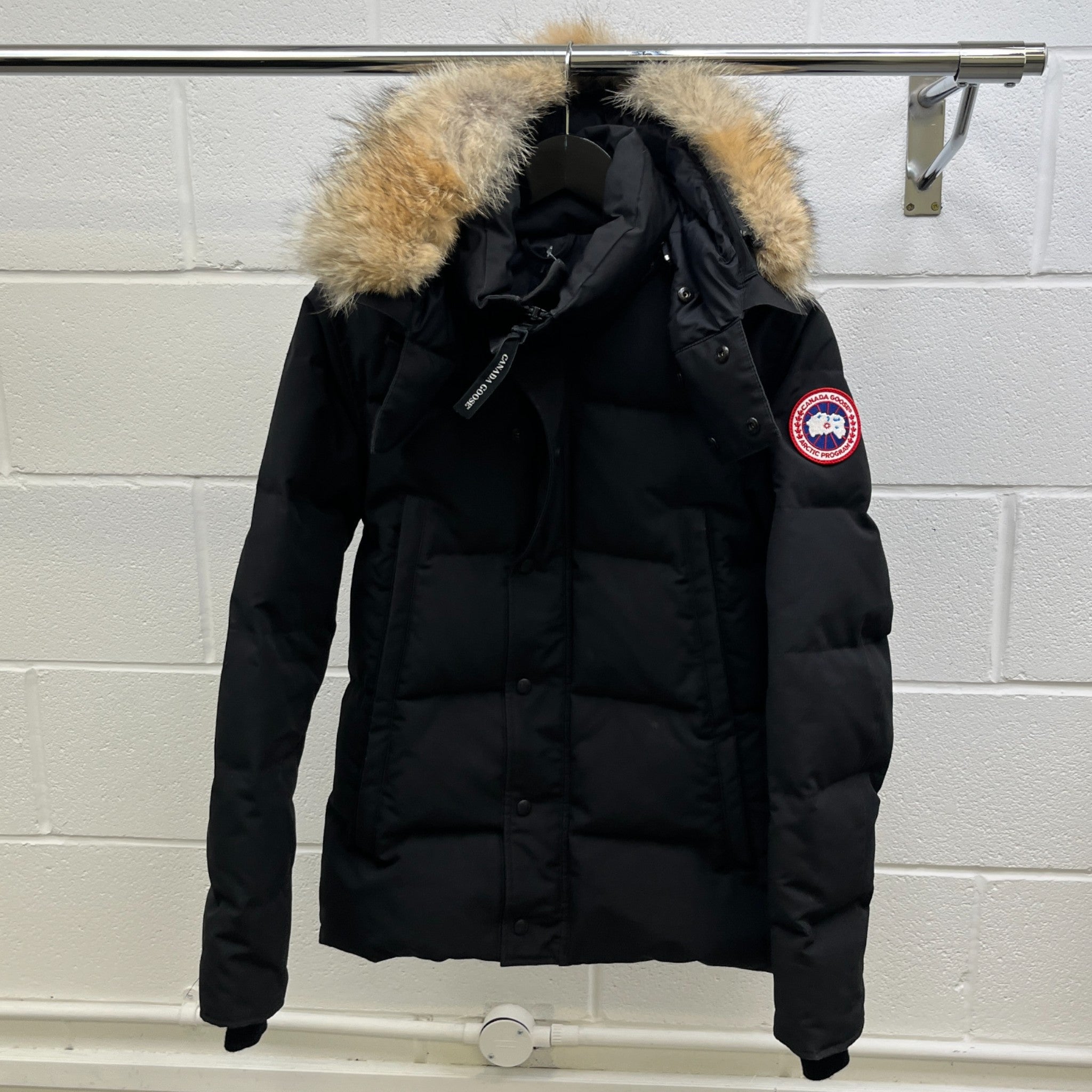 Men's Wyndham Parka Down Jacket Black Size S