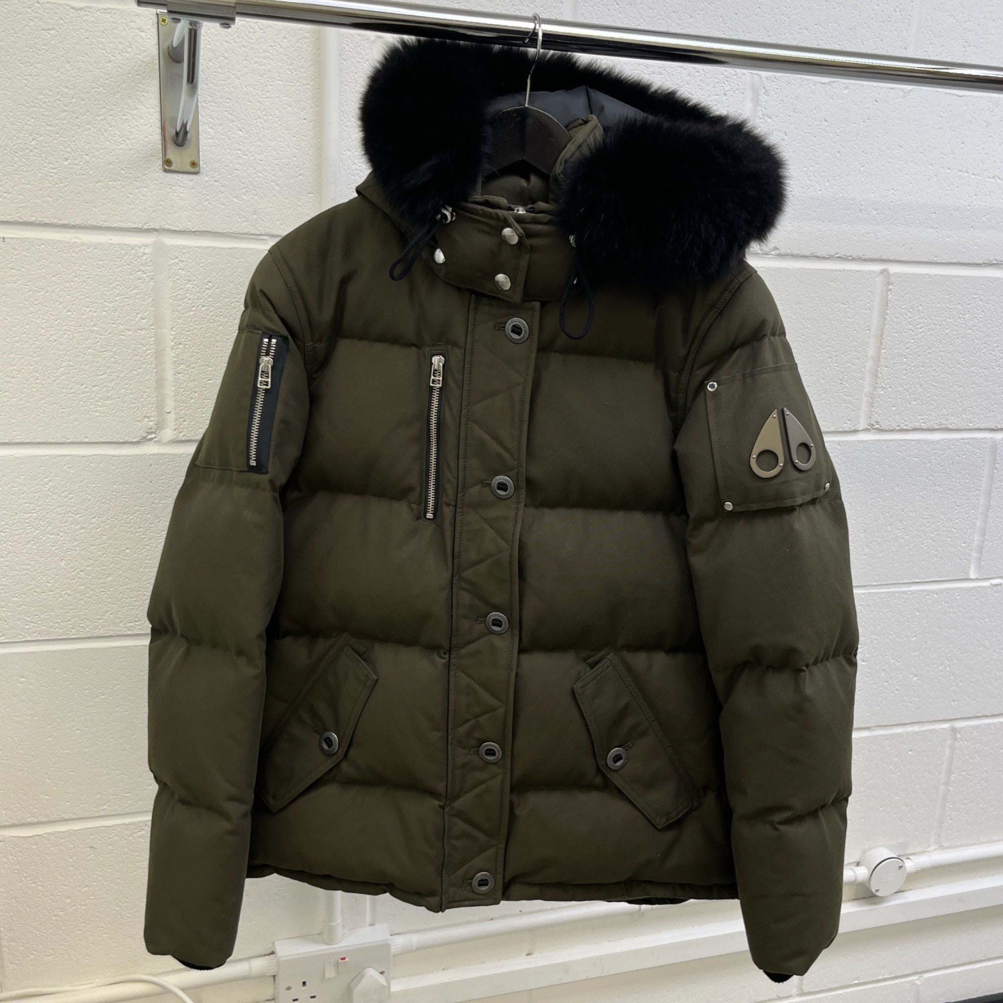 Women's 3Q Down Jacket Green Size XL