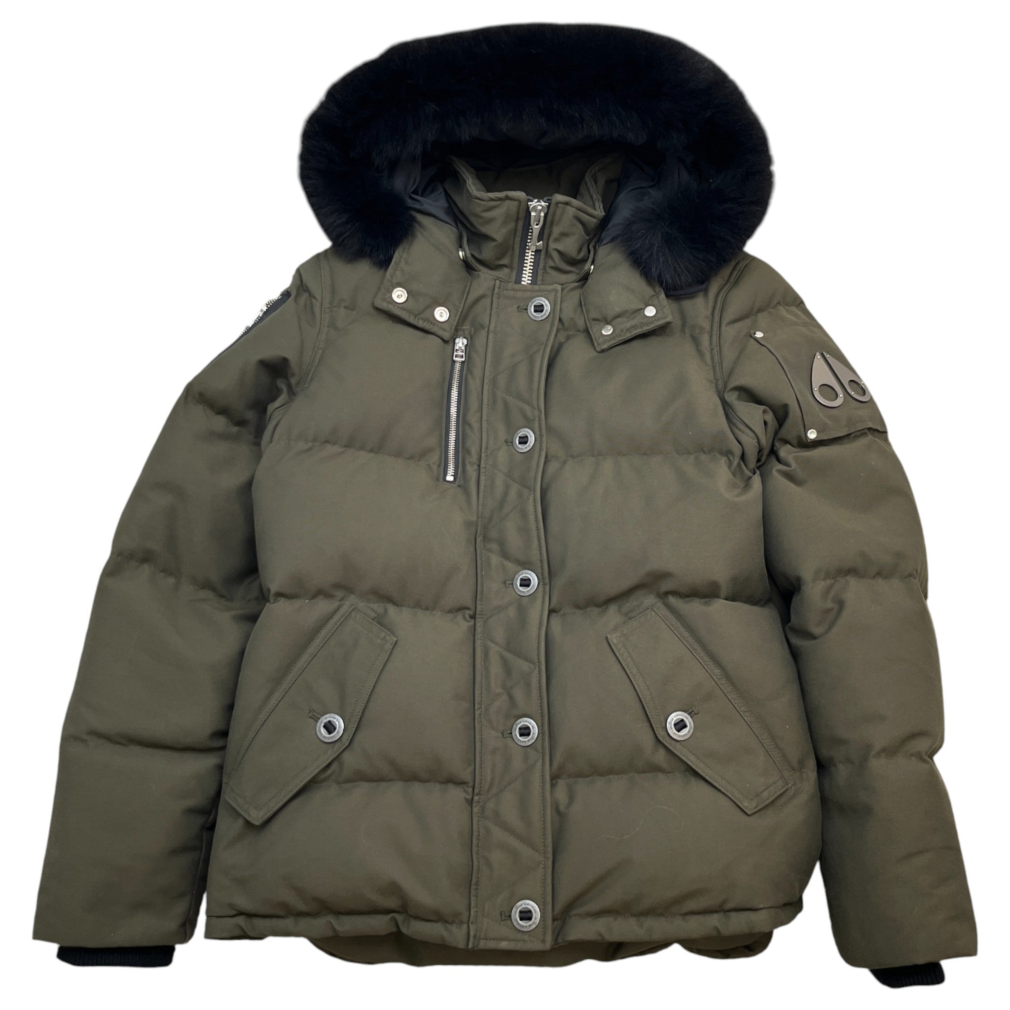 Women's 3Q Down Jacket Green Size XL