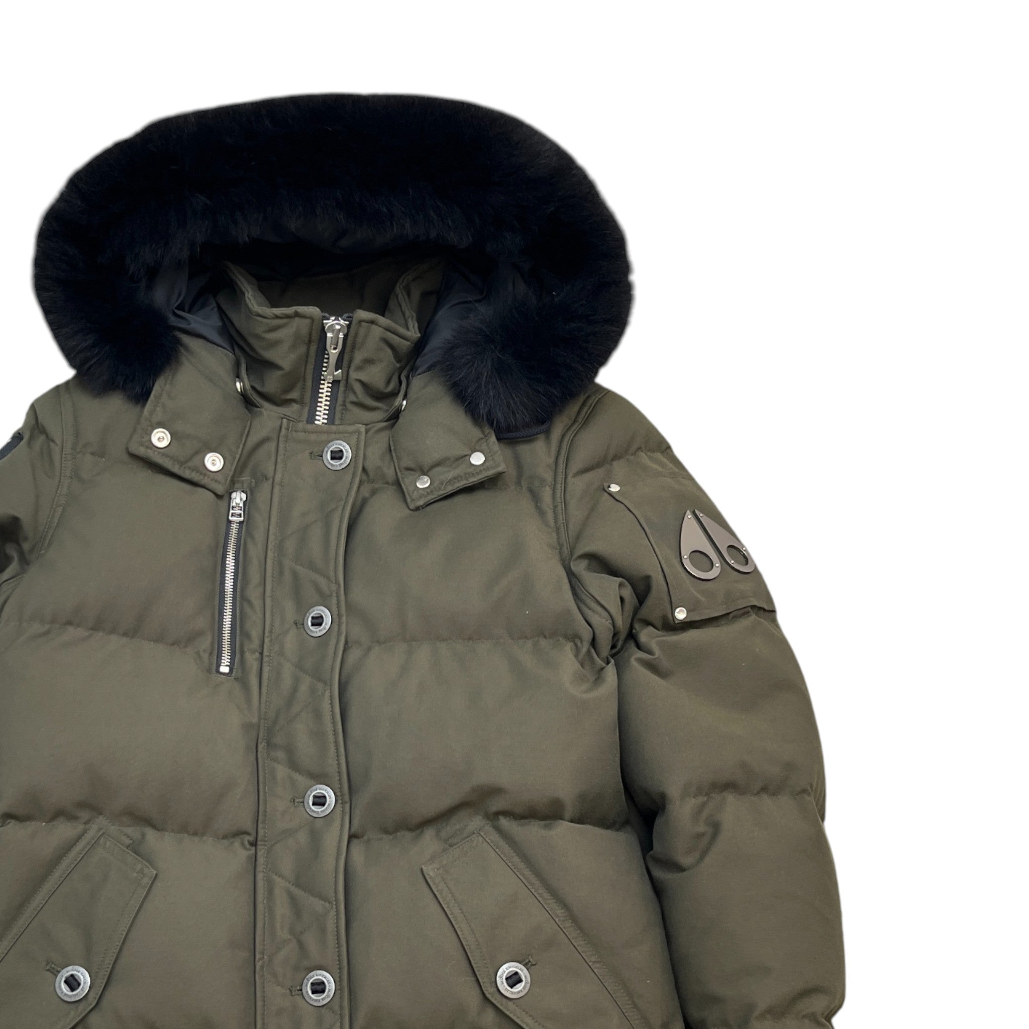 Women's 3Q Down Jacket Green Size XL