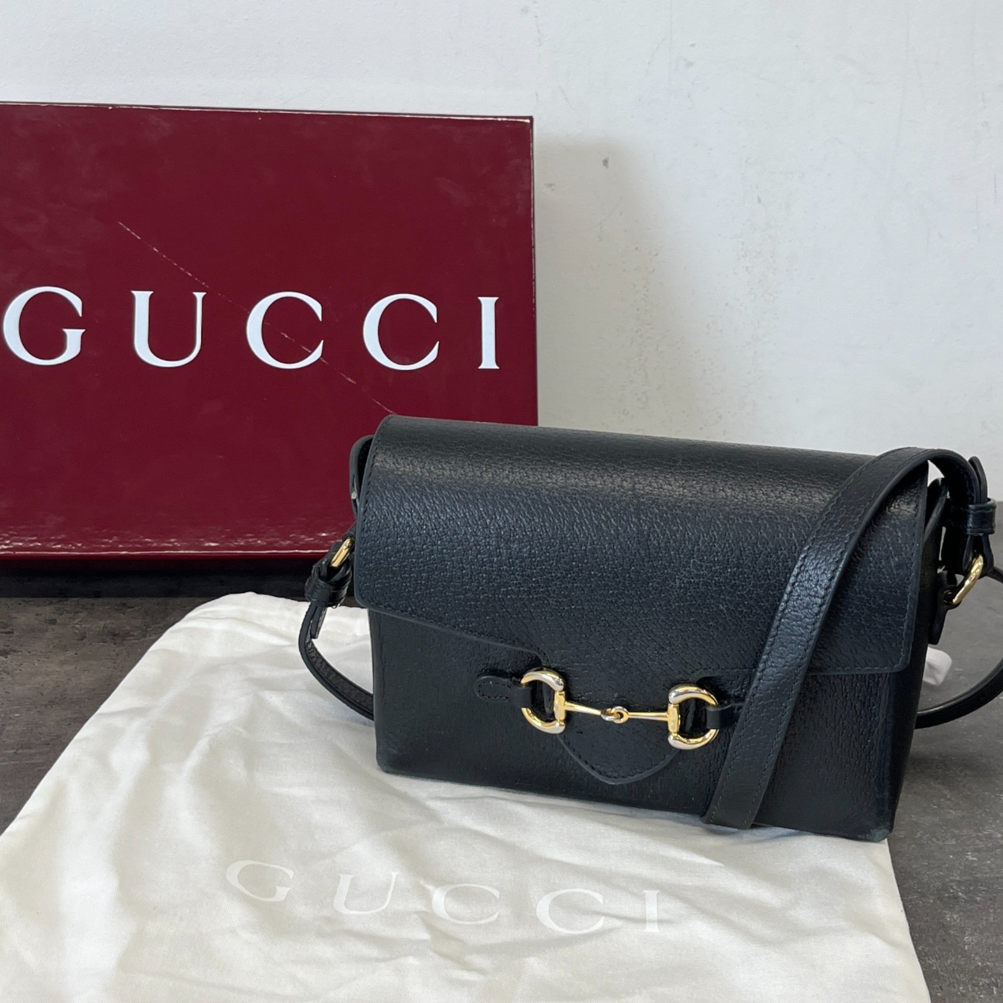 Women's Mini Horsebit 1955 Handbag Black