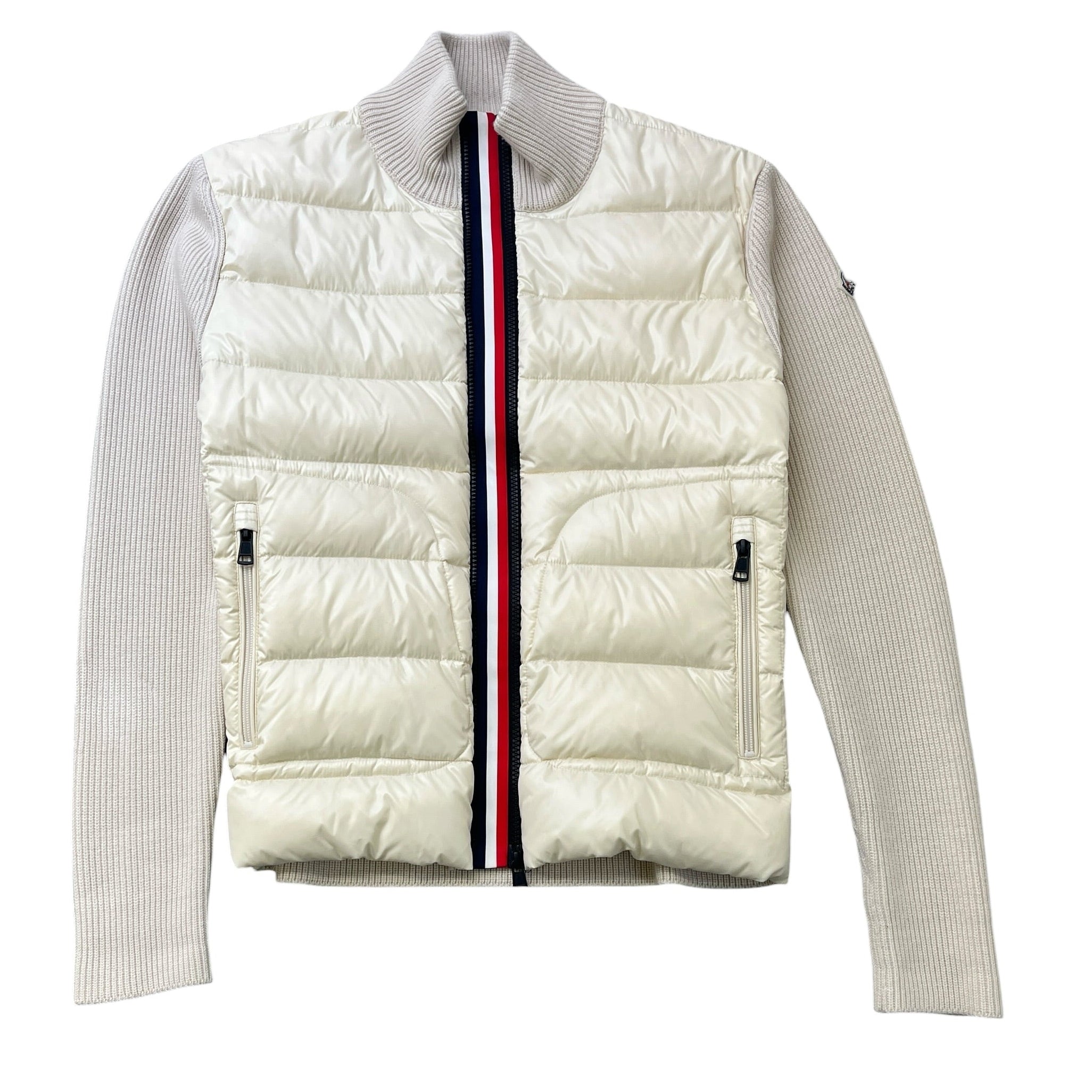 Men's Maglione Tricot Cardigan Cream Size M