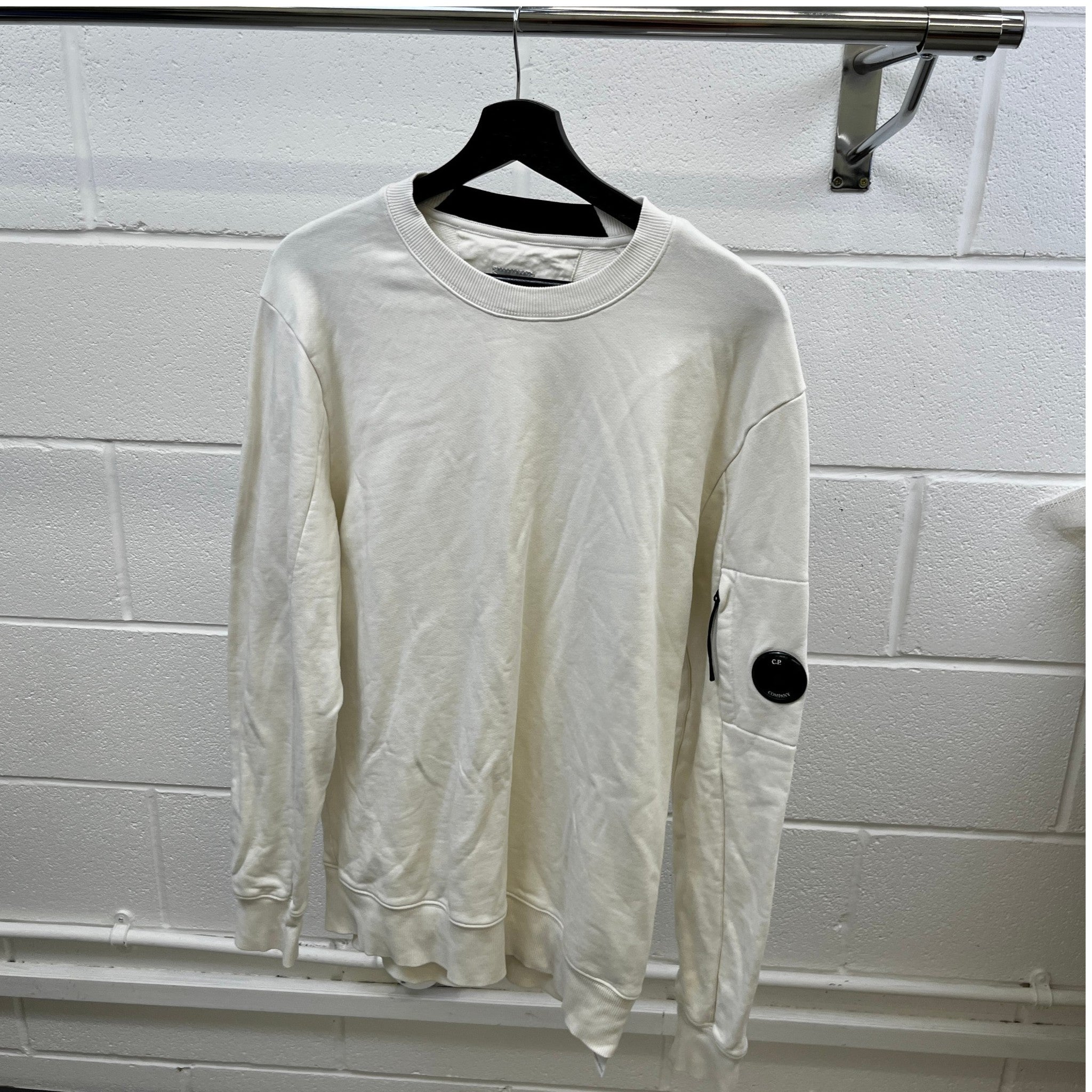 Men's Lens Sweatshirt White Size L