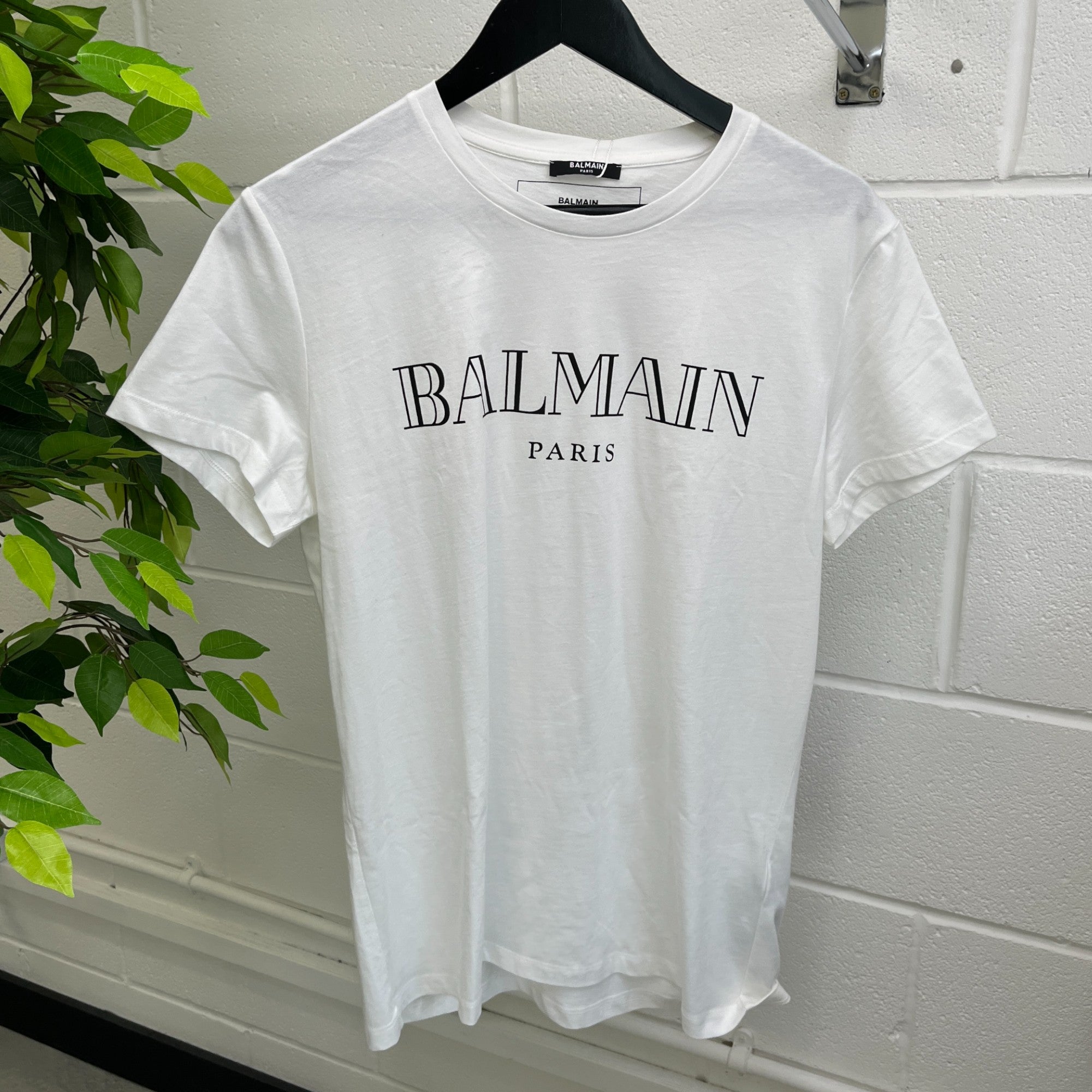 Men's Logo T-Shirt White Size IT 44 / UK XS