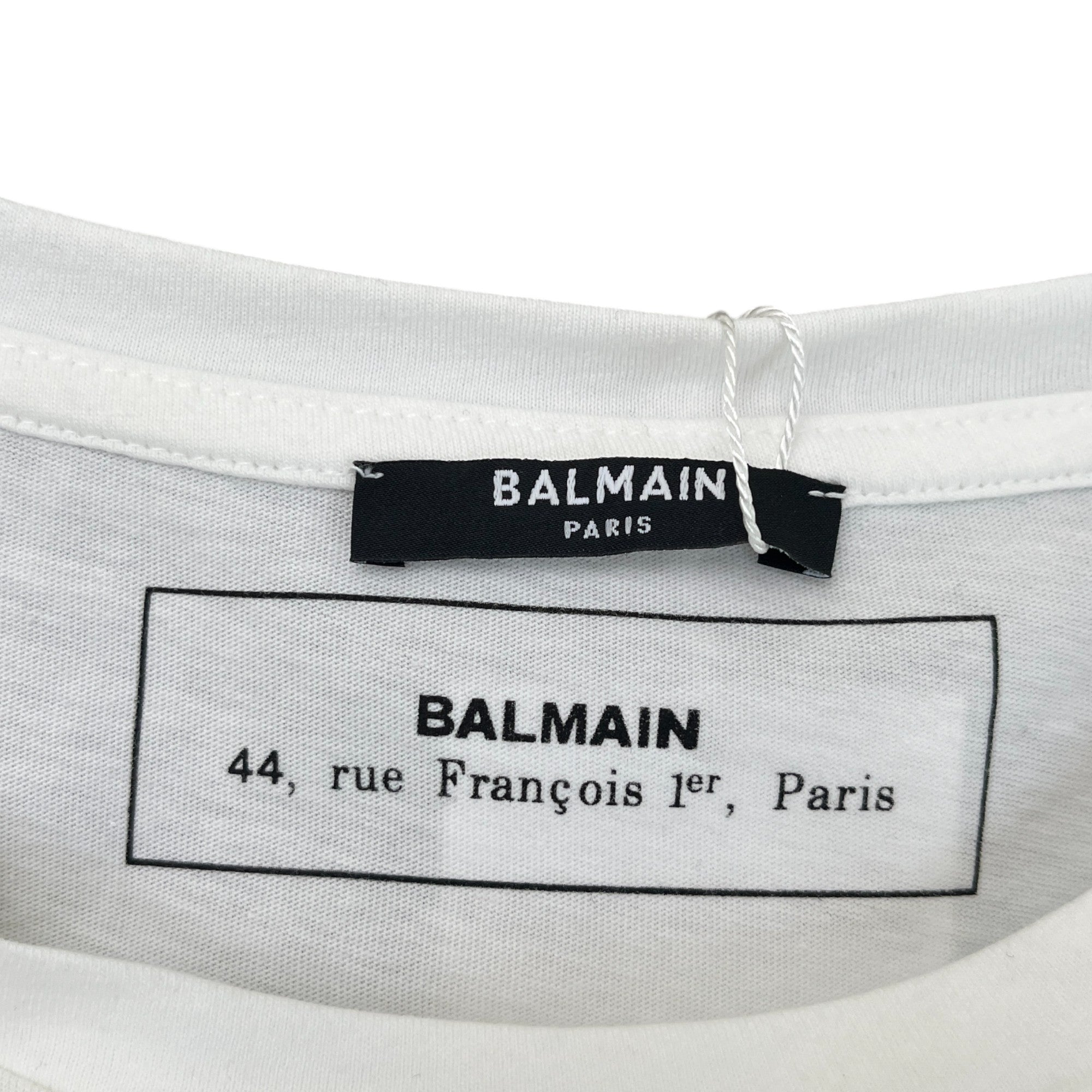 Men's Logo T-Shirt White Size IT 44 / UK XS