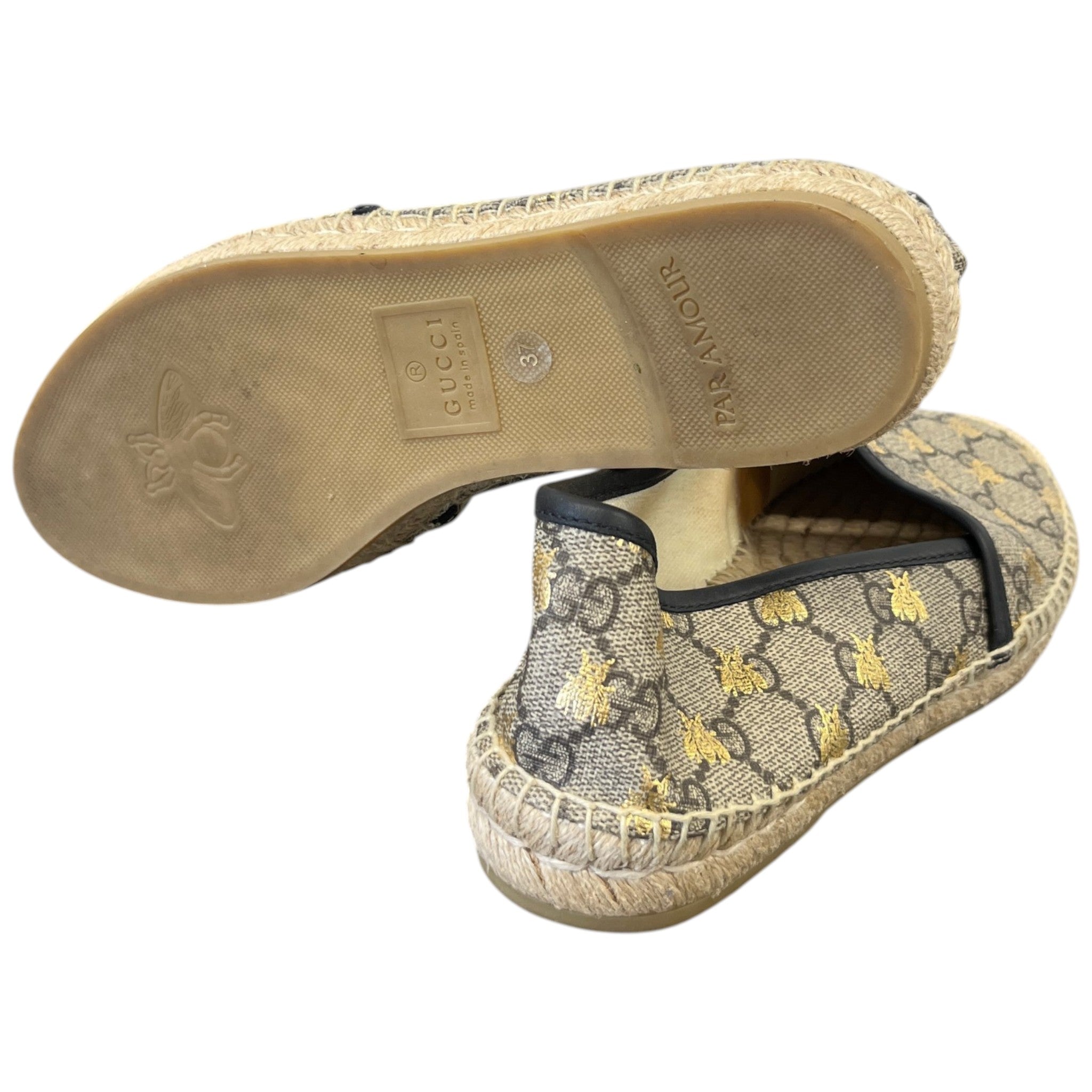 Women's Supreme Bee Espadrilles Loafers Beige Size EU 37 / UK 4