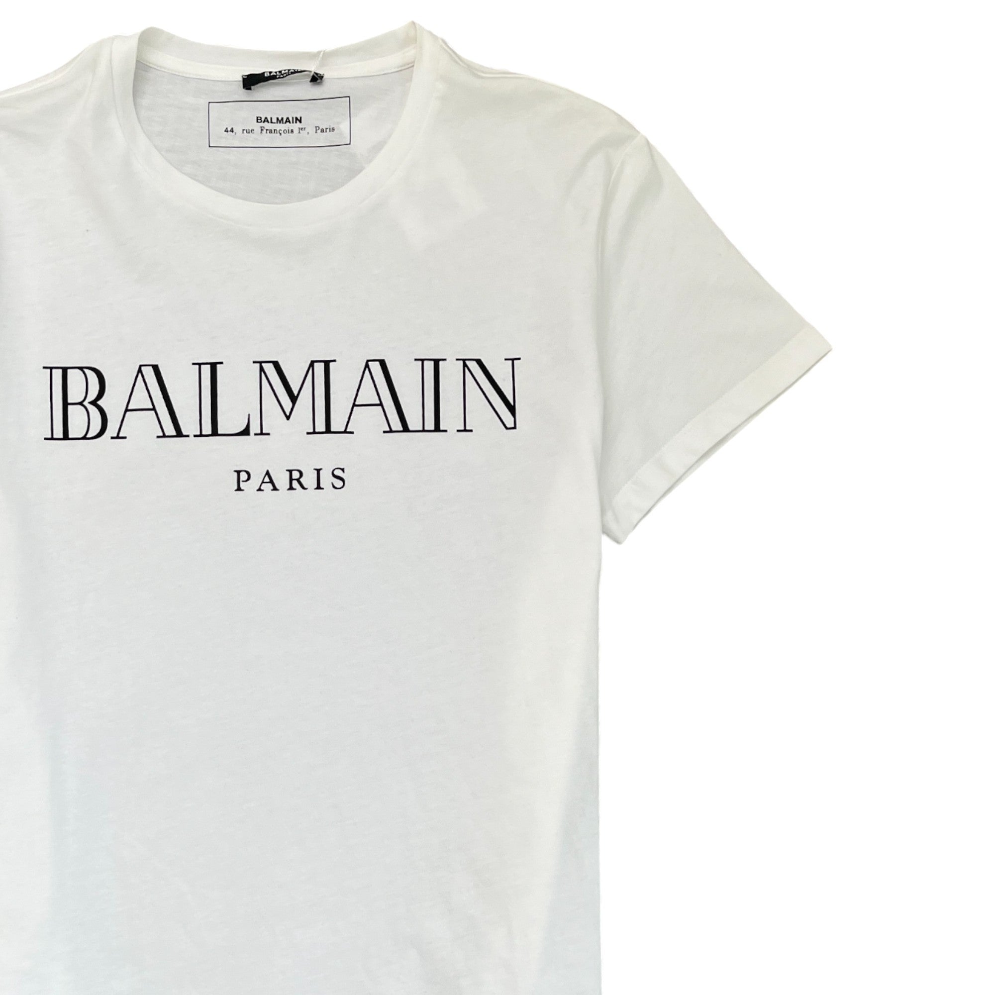 Men's Logo T-Shirt White Size IT 44 / UK XS