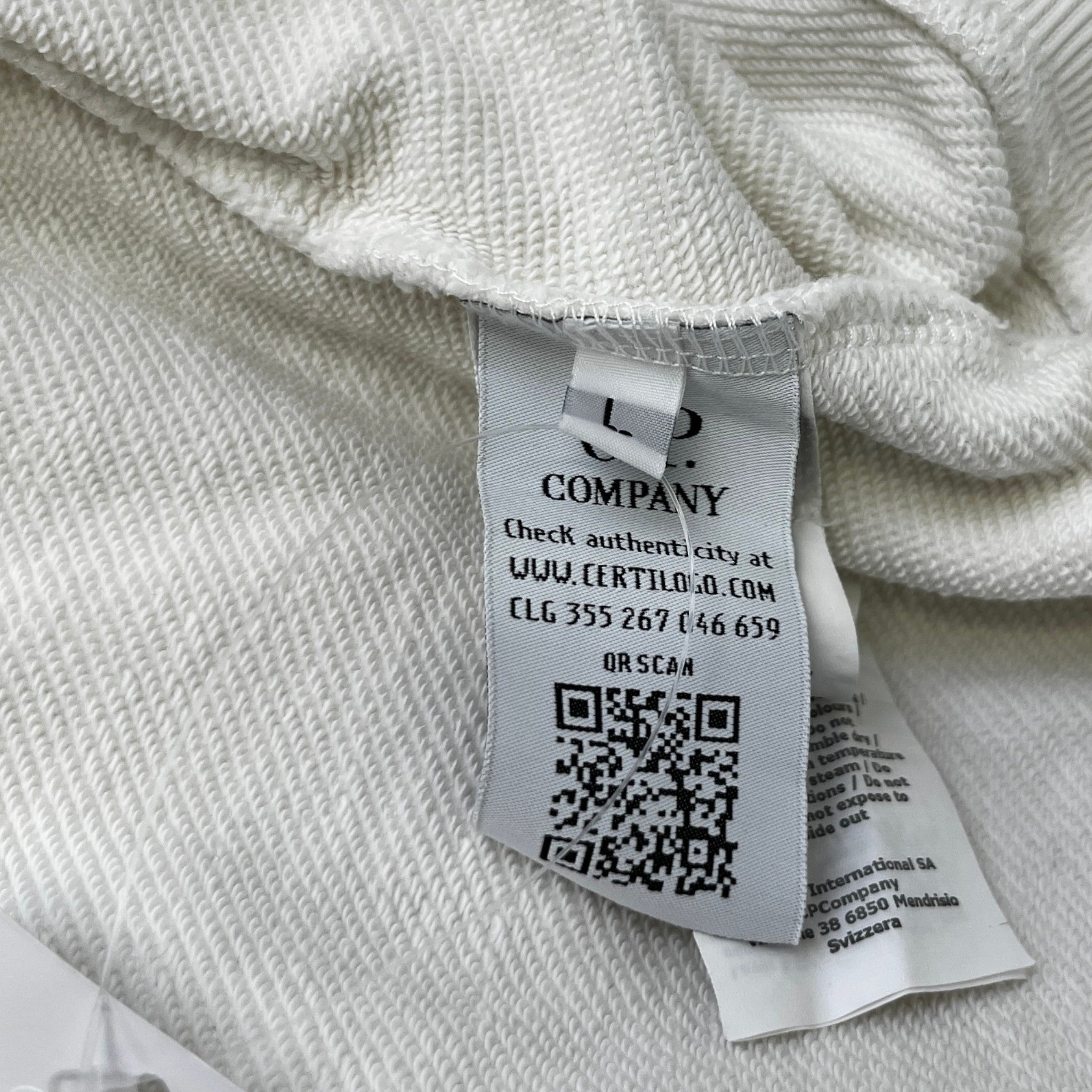 Men's Lens Sweatshirt White Size L