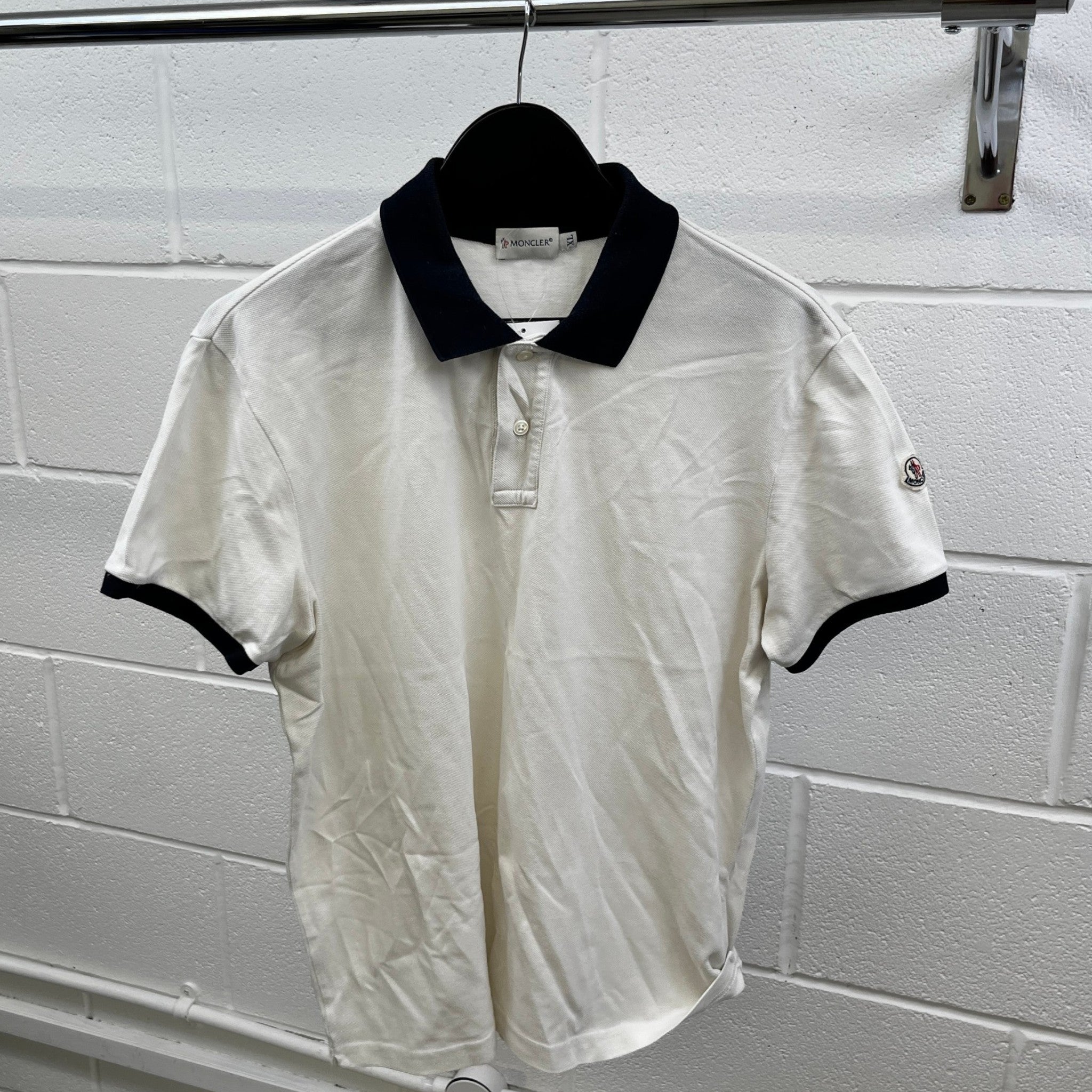 Men's Maglia Polo Shirt White Size XL