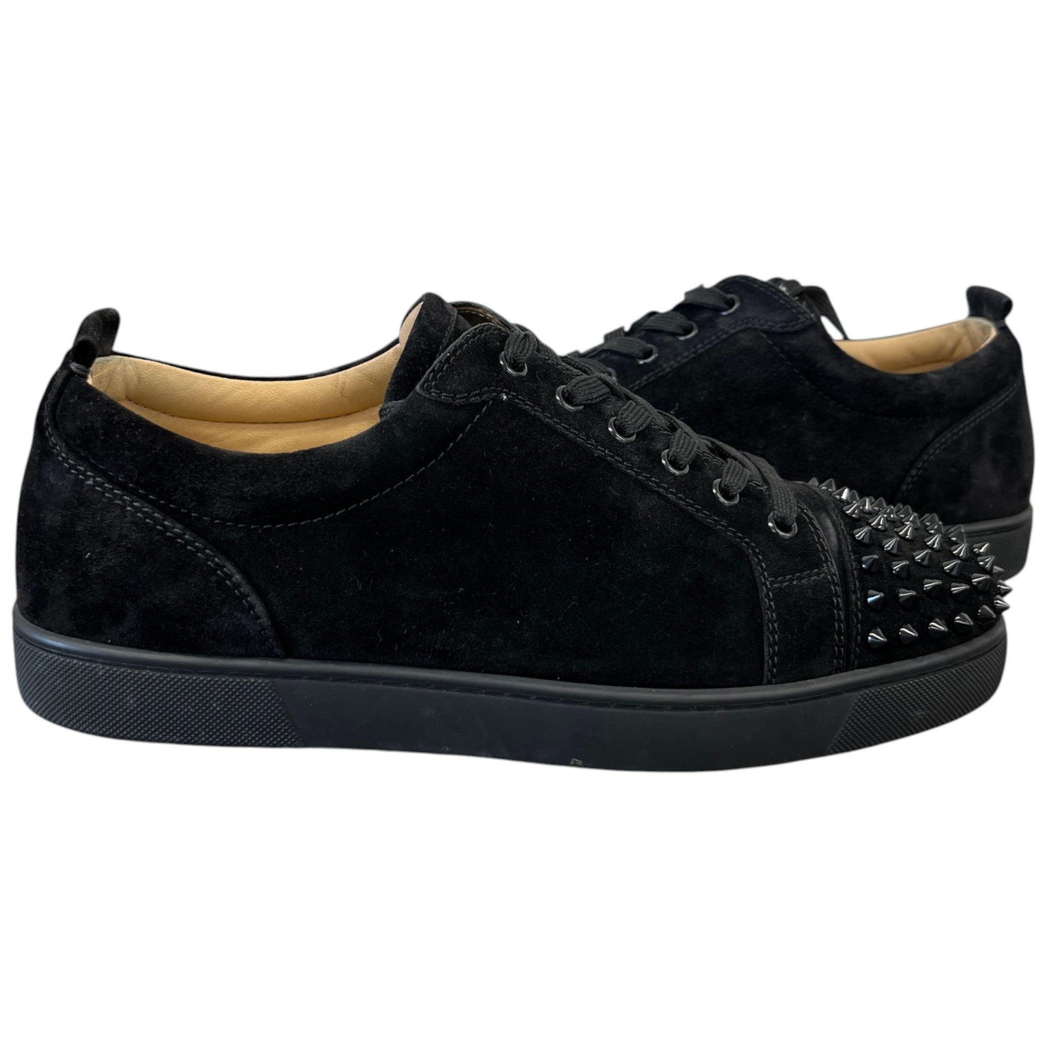 Men's Louis Junior Spike Flat Low Trainers Black Size EU 44 / UK 10