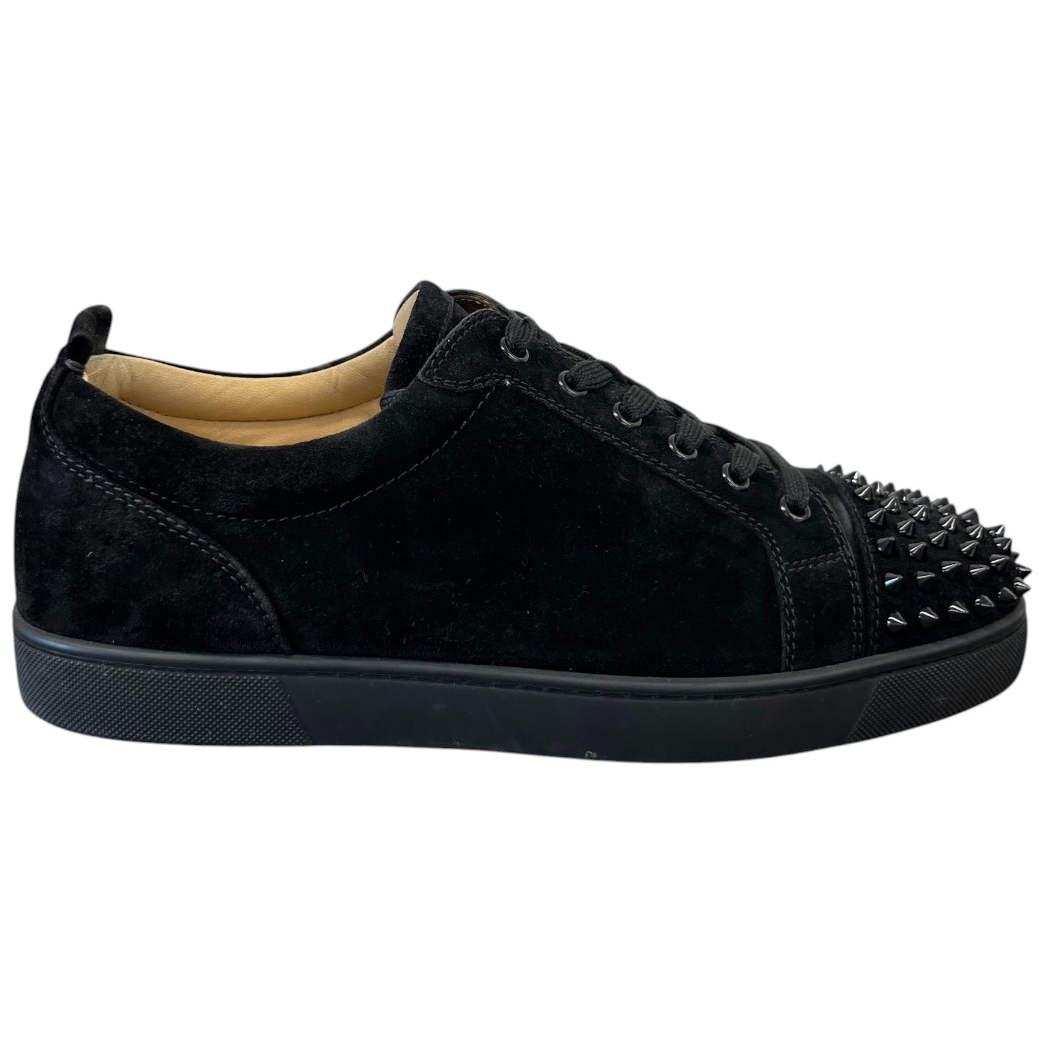 Men's Louis Junior Spike Flat Low Trainers Black Size EU 44 / UK 10