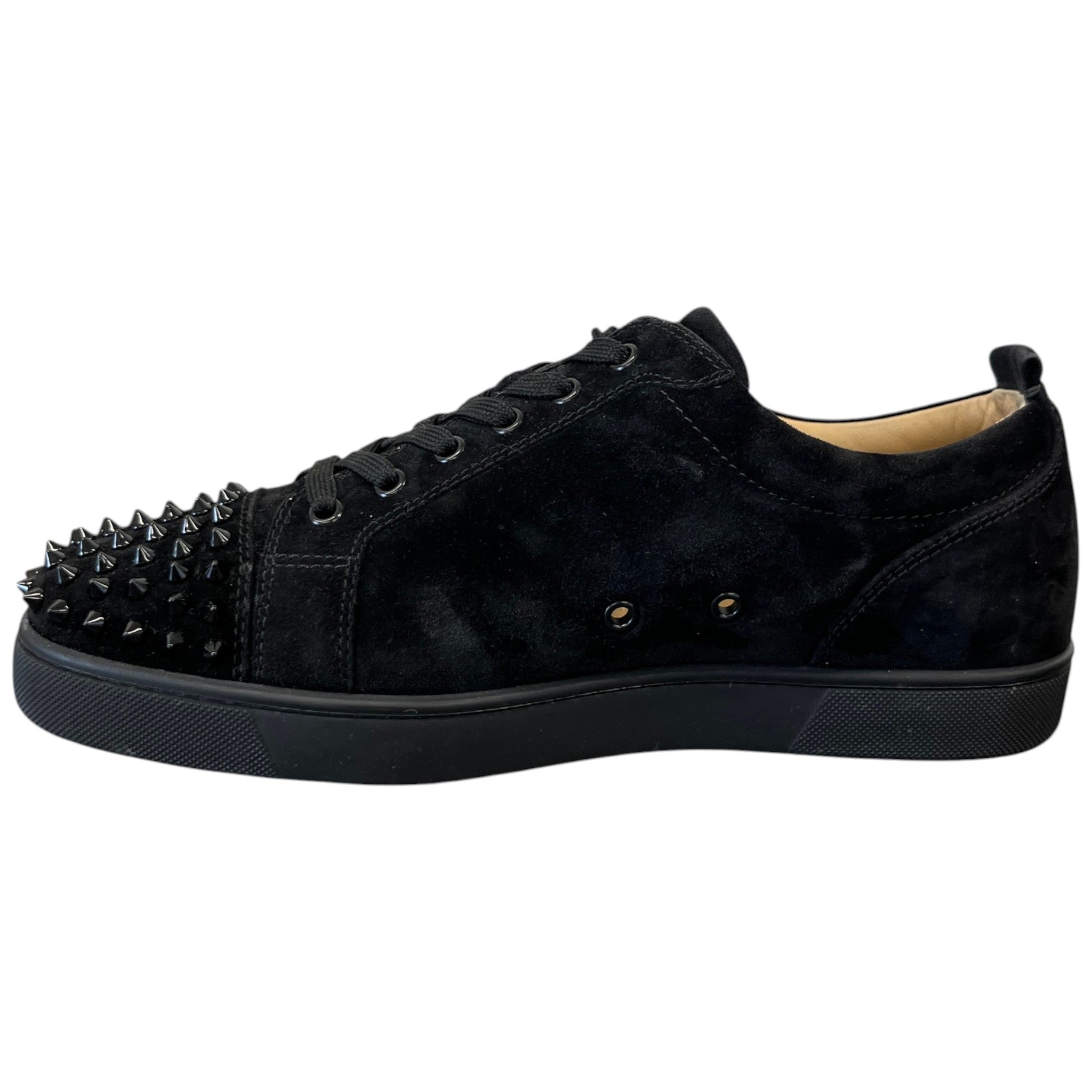 Men's Louis Junior Spike Flat Low Trainers Black Size EU 44 / UK 10