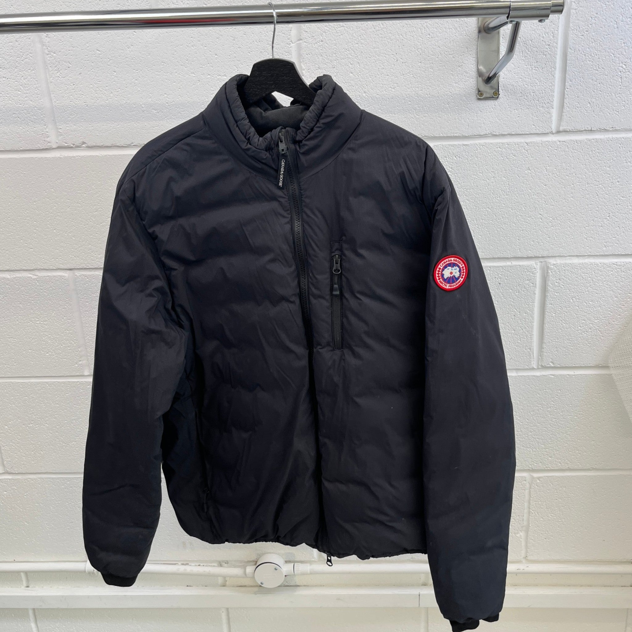 Men's Lodge Padded Down Jacket Black Size XL