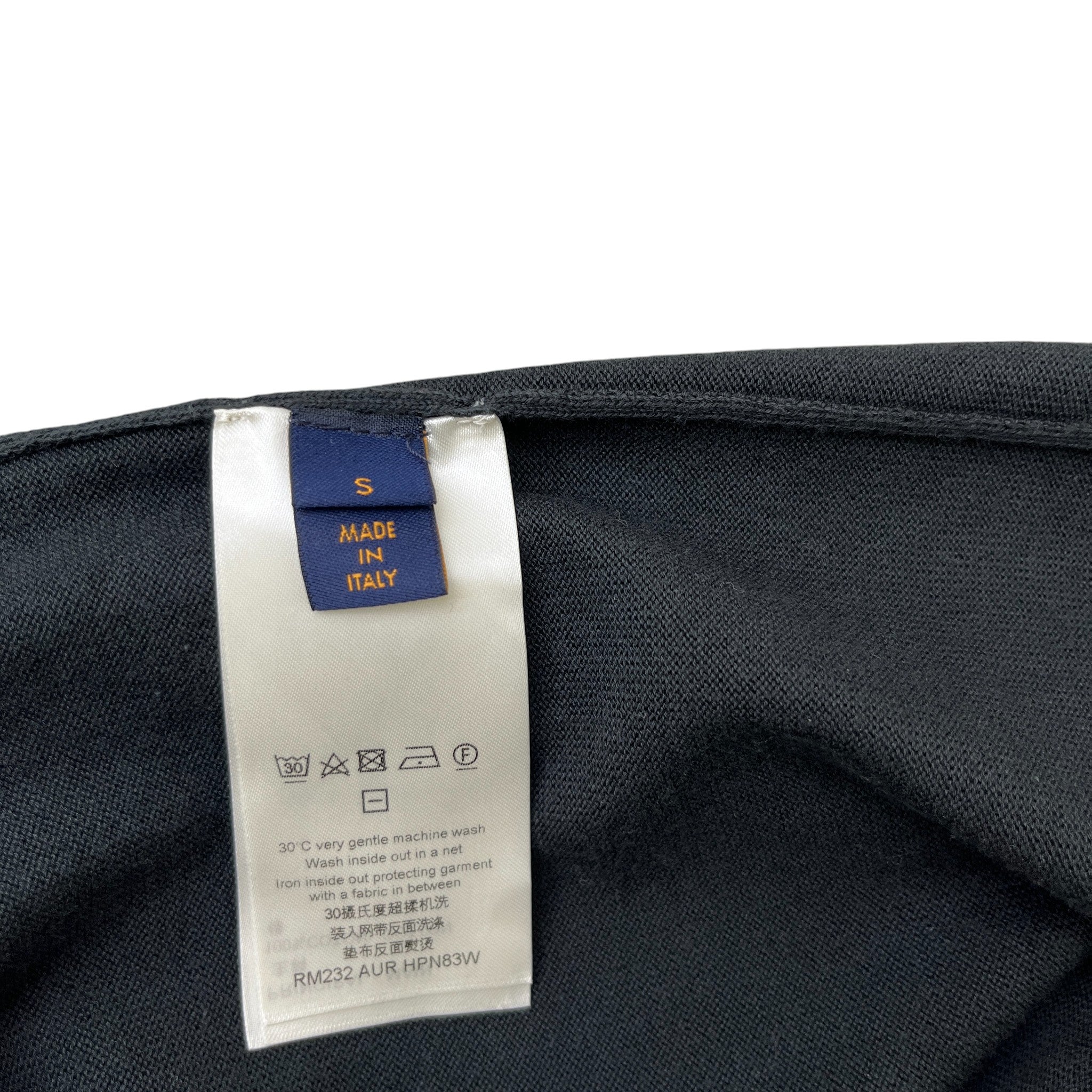 Men's Studios Knit T-Shirt Black Size S