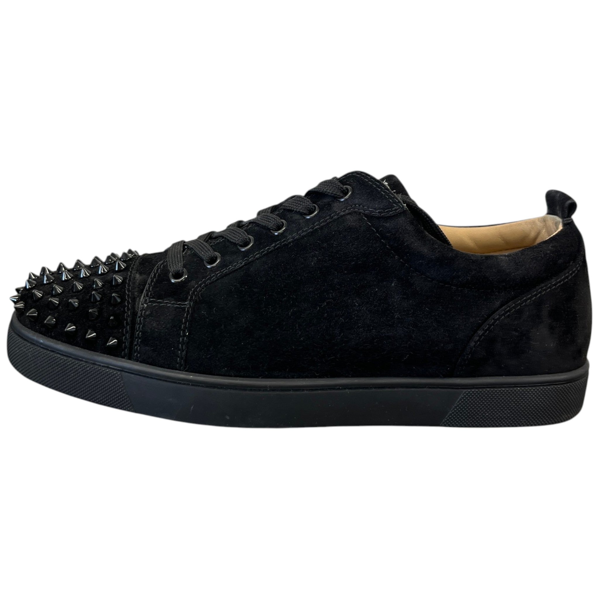 Men's Louis Junior Spike Flat Low Trainers Black Size EU 44 / UK 10