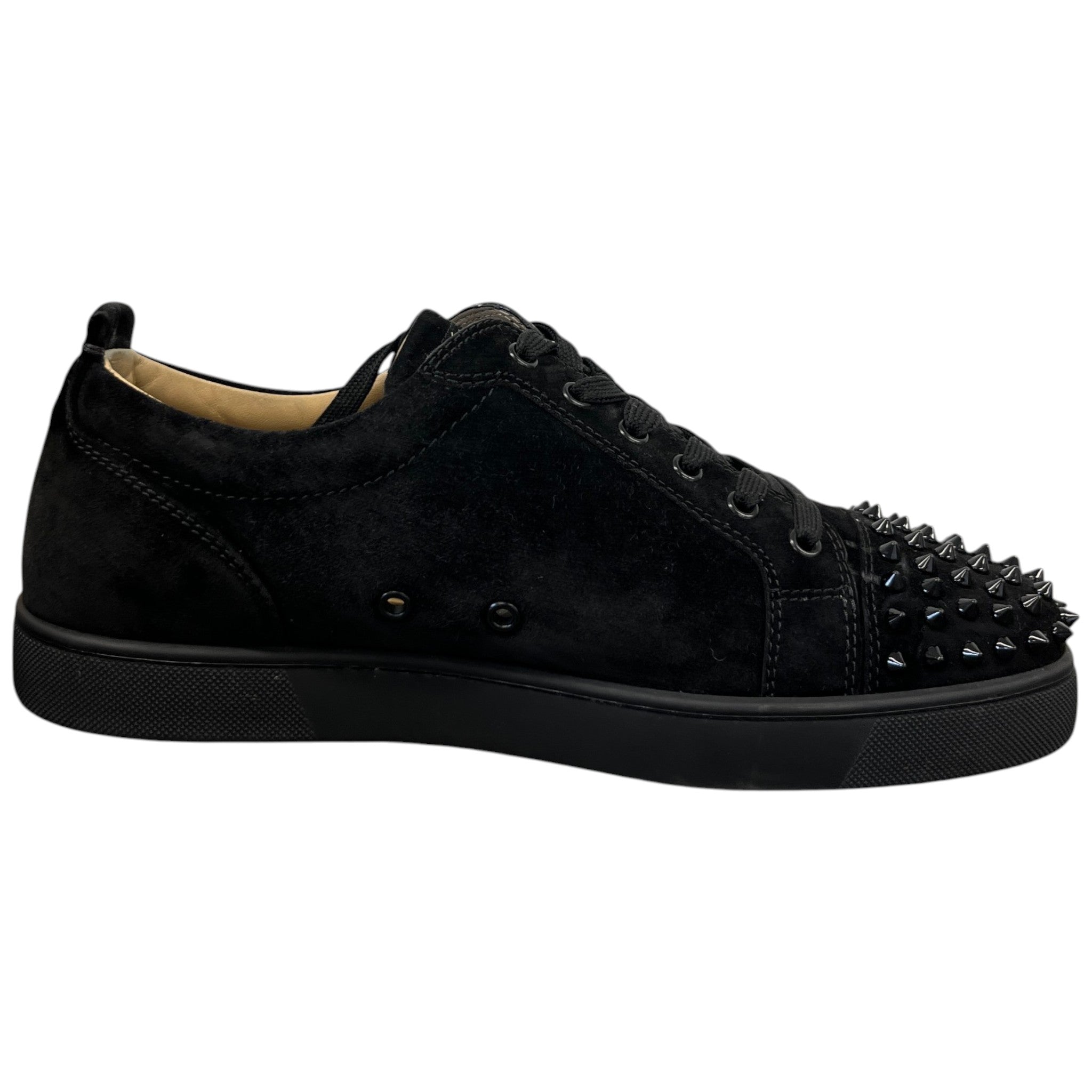 Men's Louis Junior Spike Flat Low Trainers Black Size EU 44 / UK 10