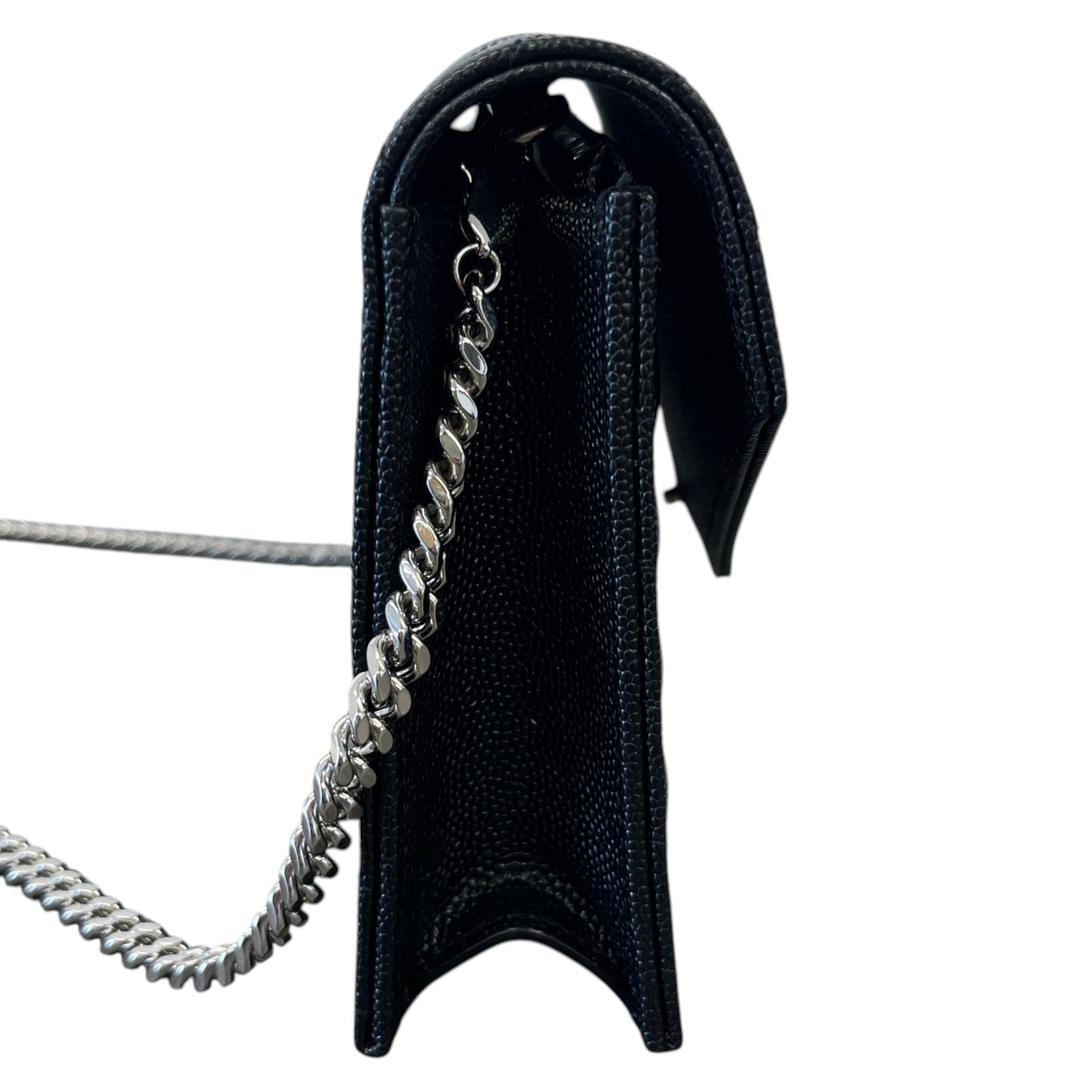 Women's Cassandre Envelope Wallet On Chain Bag Black
