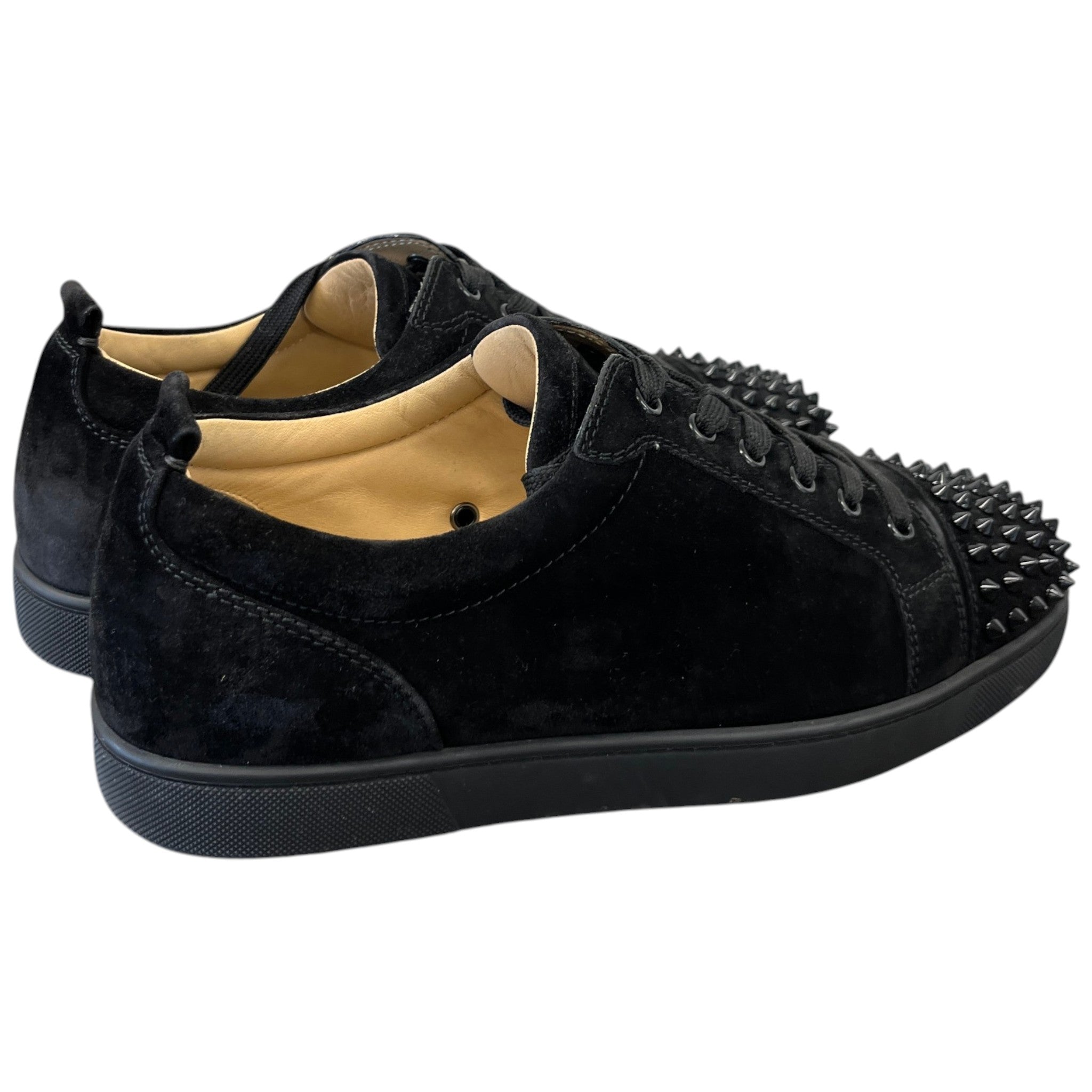 Men's Louis Junior Spike Flat Low Trainers Black Size EU 44 / UK 10