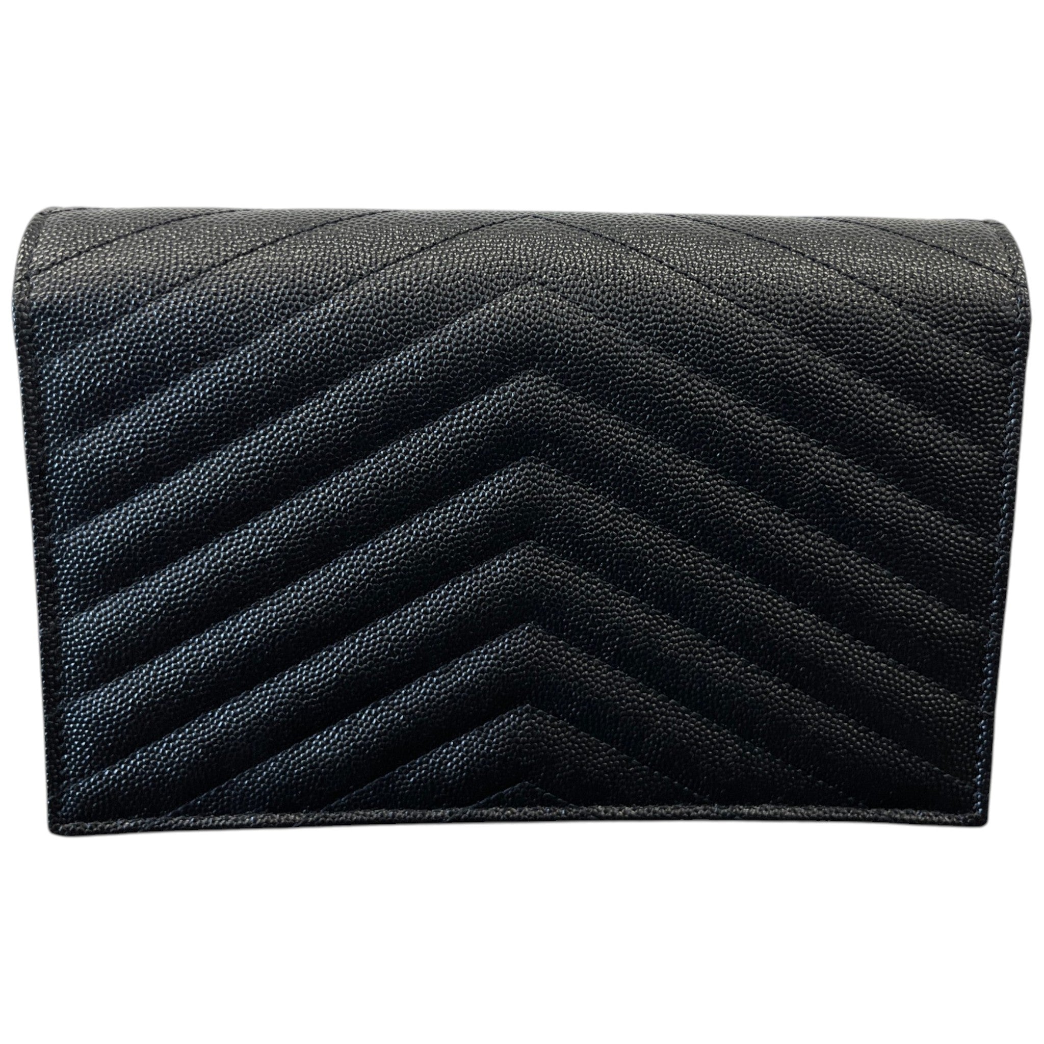 Women's Cassandre Envelope Wallet On Chain Bag Black