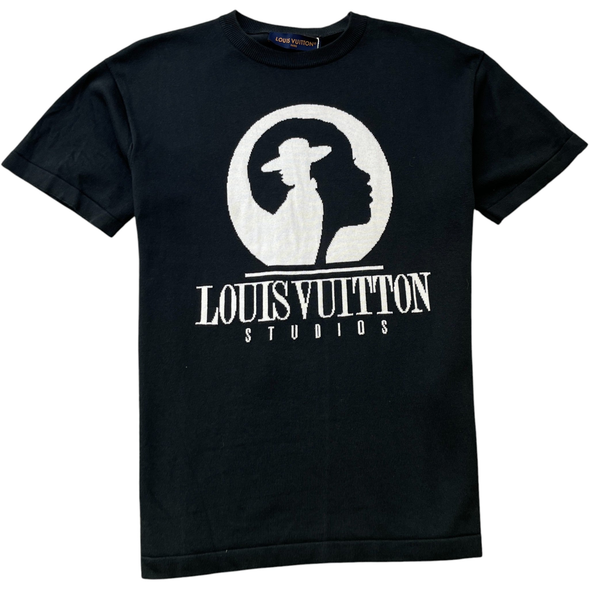 Men's Studios Knit T-Shirt Black Size S