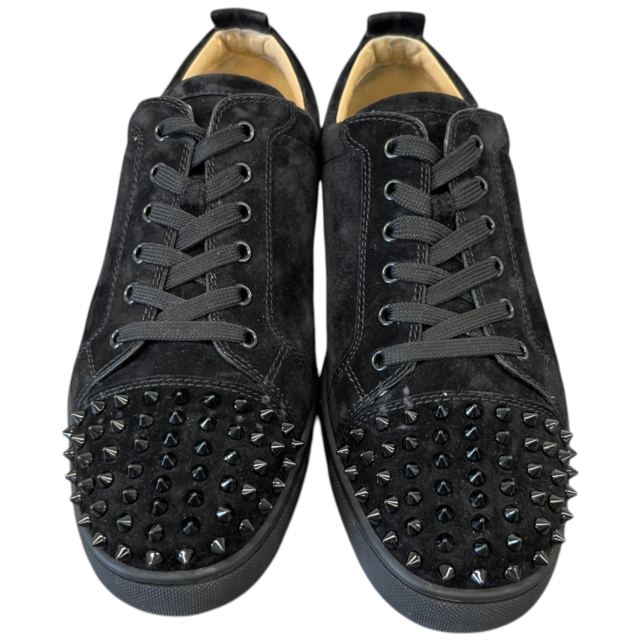 Men's Louis Junior Spike Flat Low Trainers Black Size EU 44 / UK 10