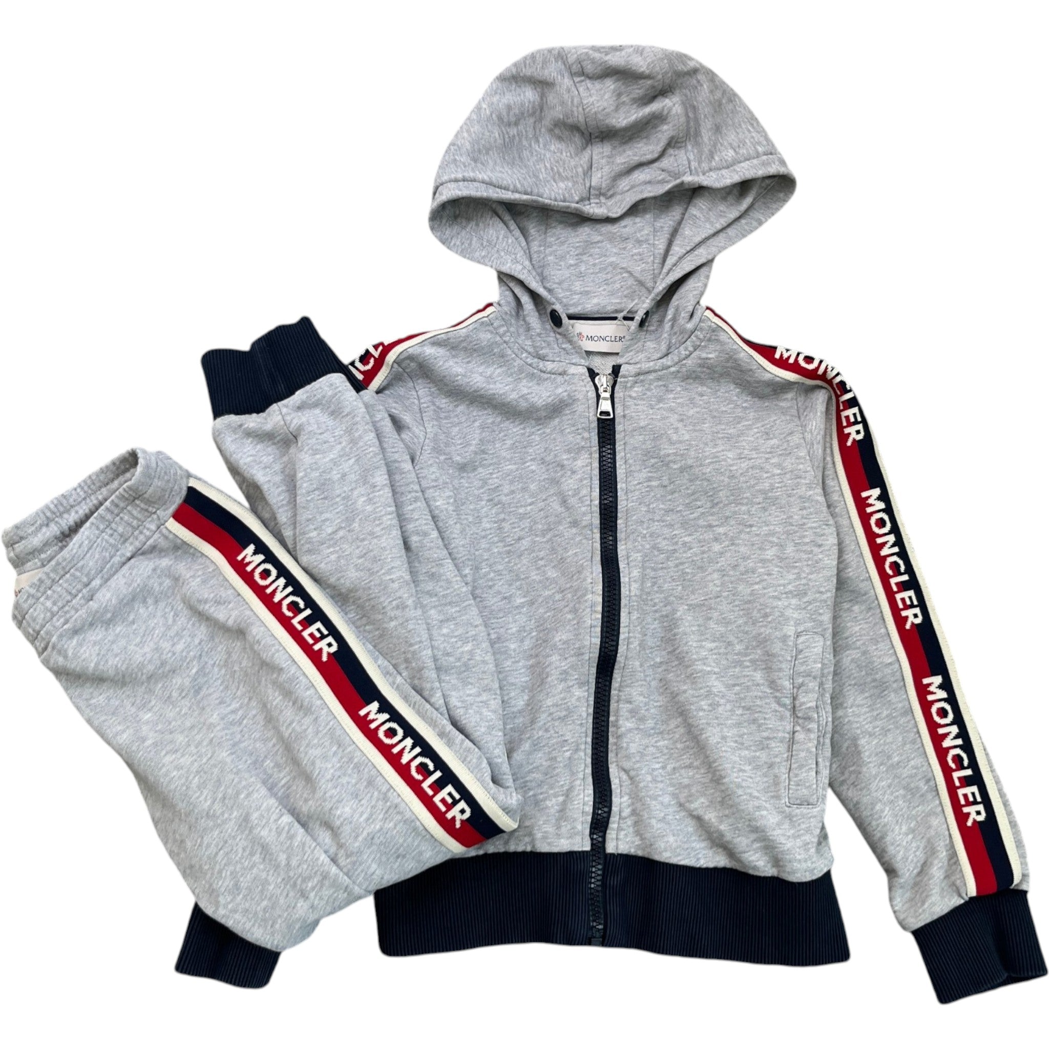 Men's Boys Age 8 Maglia Full Tracksuit Grey Size XXS