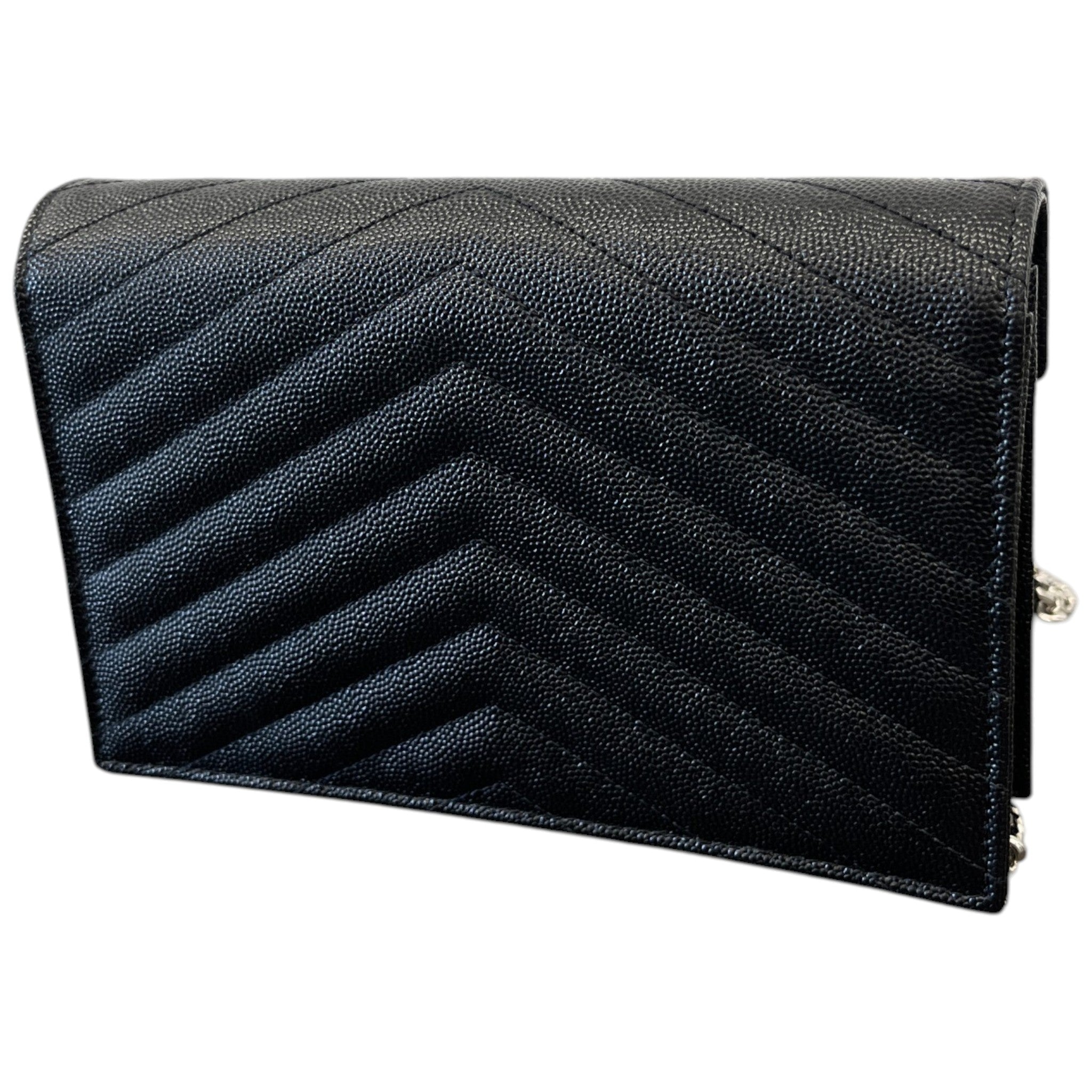 Women's Cassandre Envelope Wallet On Chain Bag Black