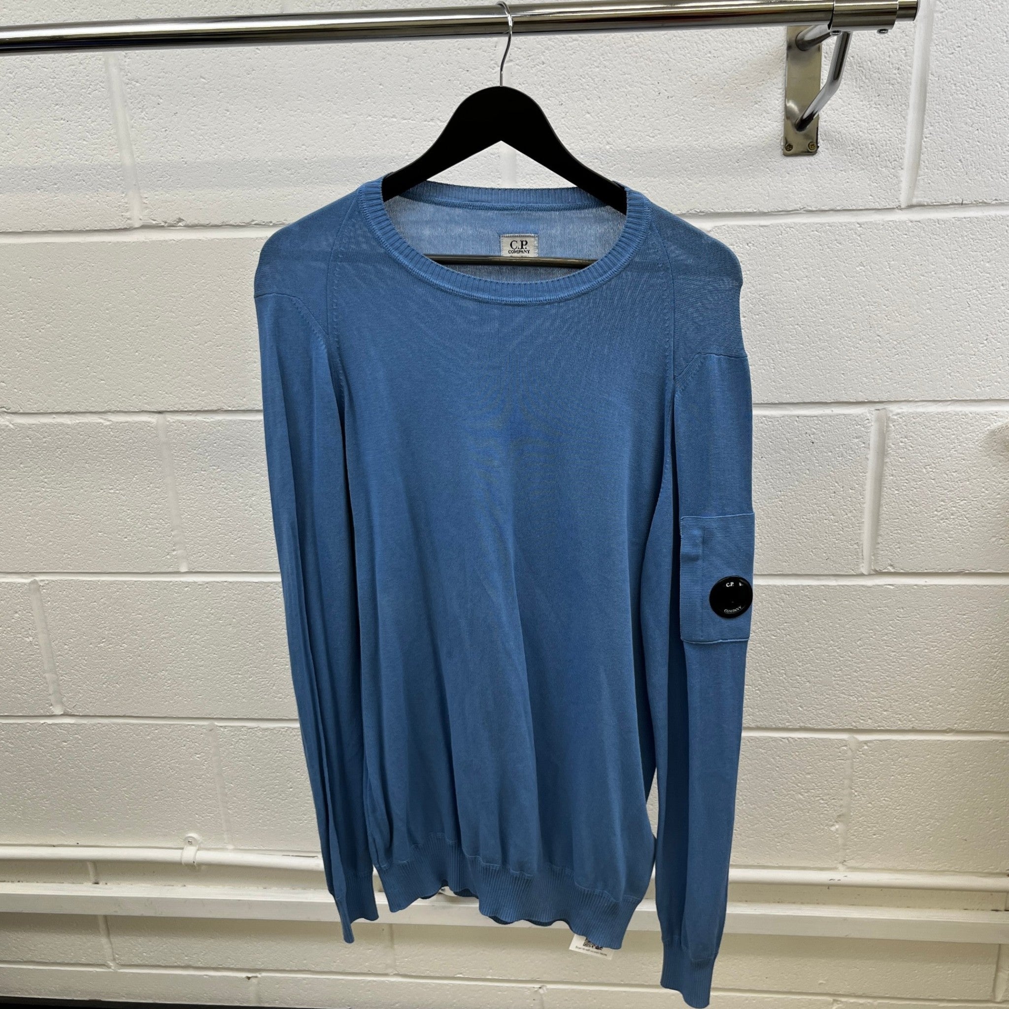 Men's Signature Lens Jumper Blue Size IT 50 / UK L