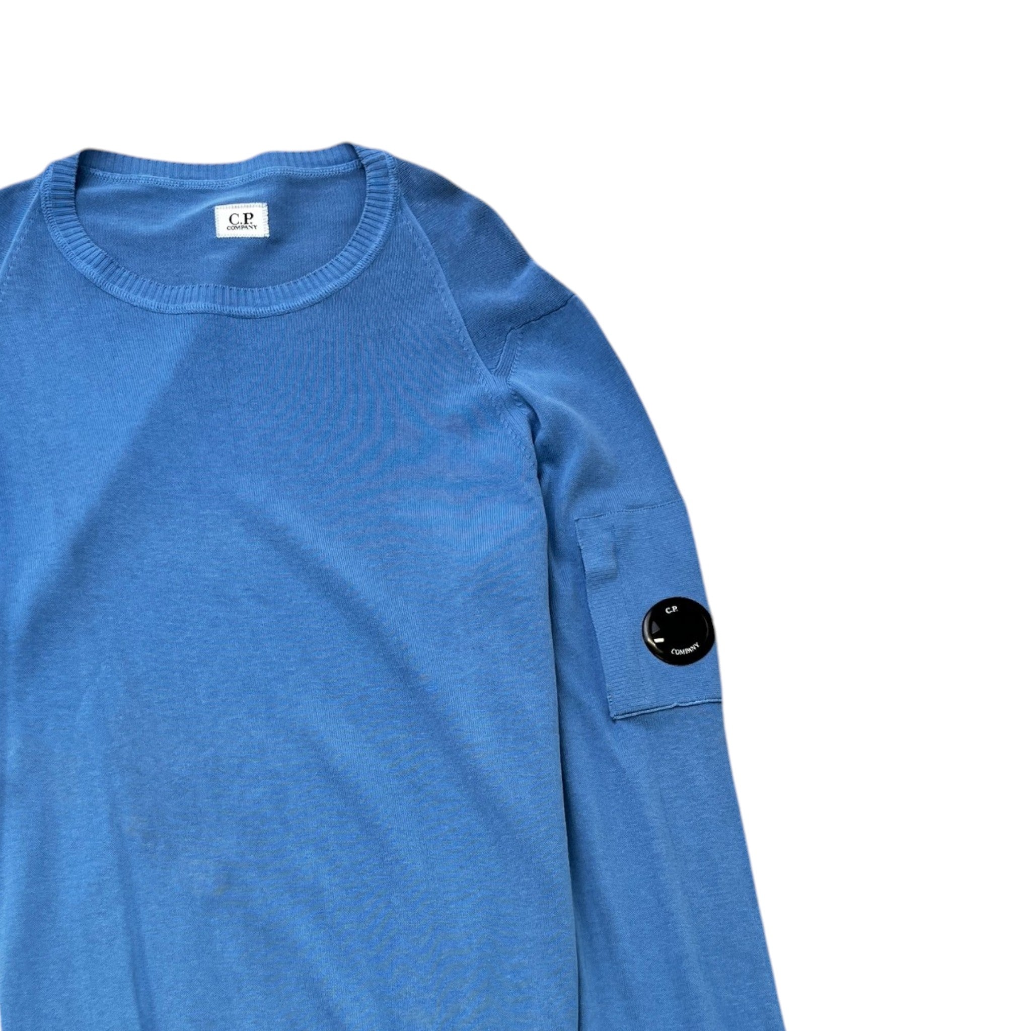 Men's Signature Lens Jumper Blue Size IT 50 / UK L