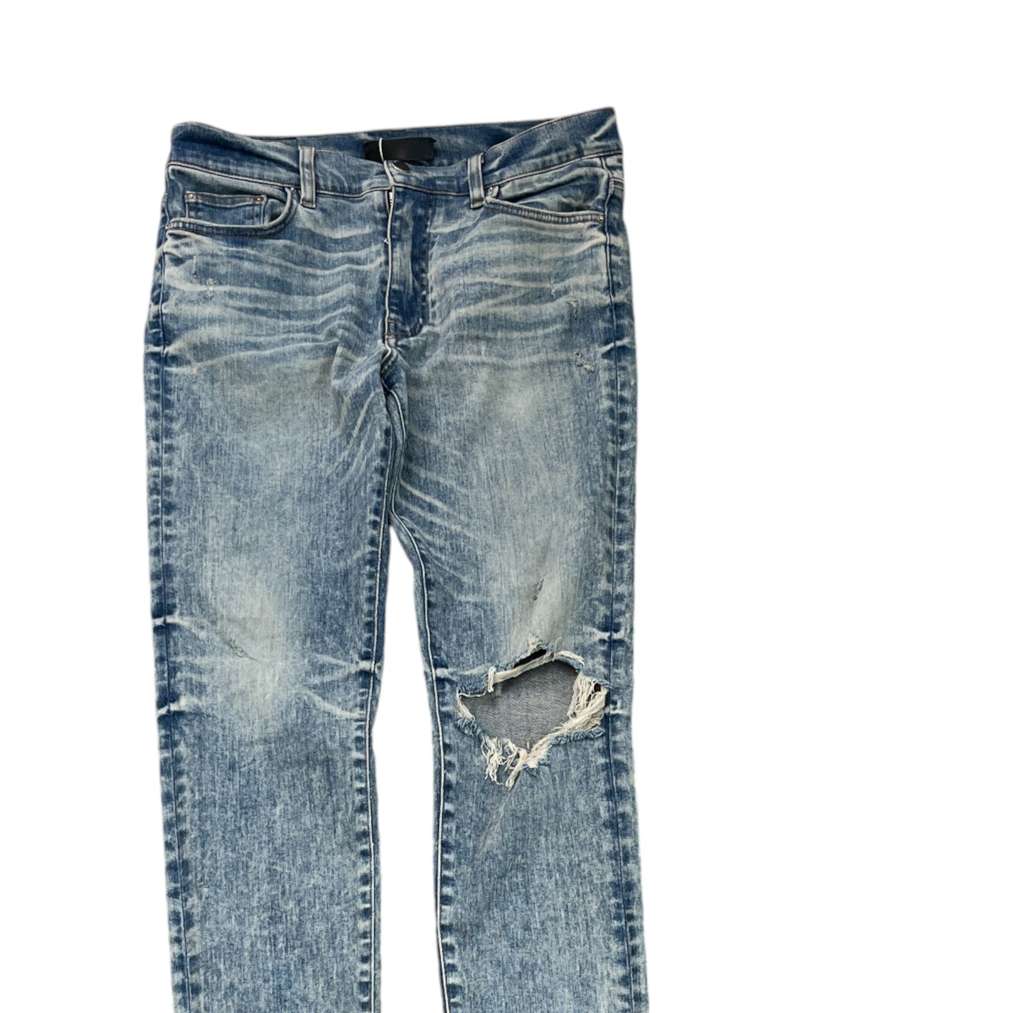 Men's Distressed Jeans Blue Size Waist 32"