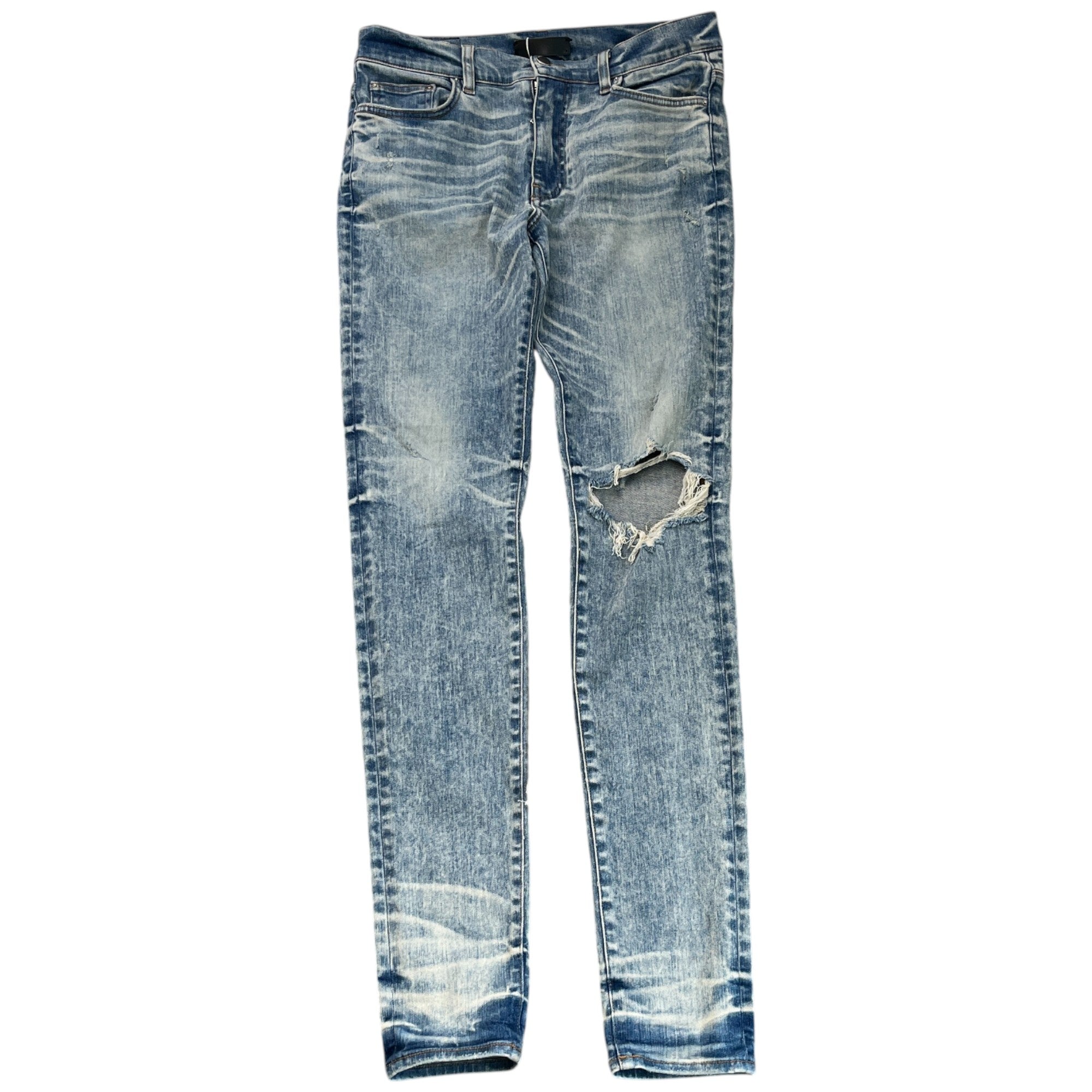 Men's Distressed Jeans Blue Size Waist 32"