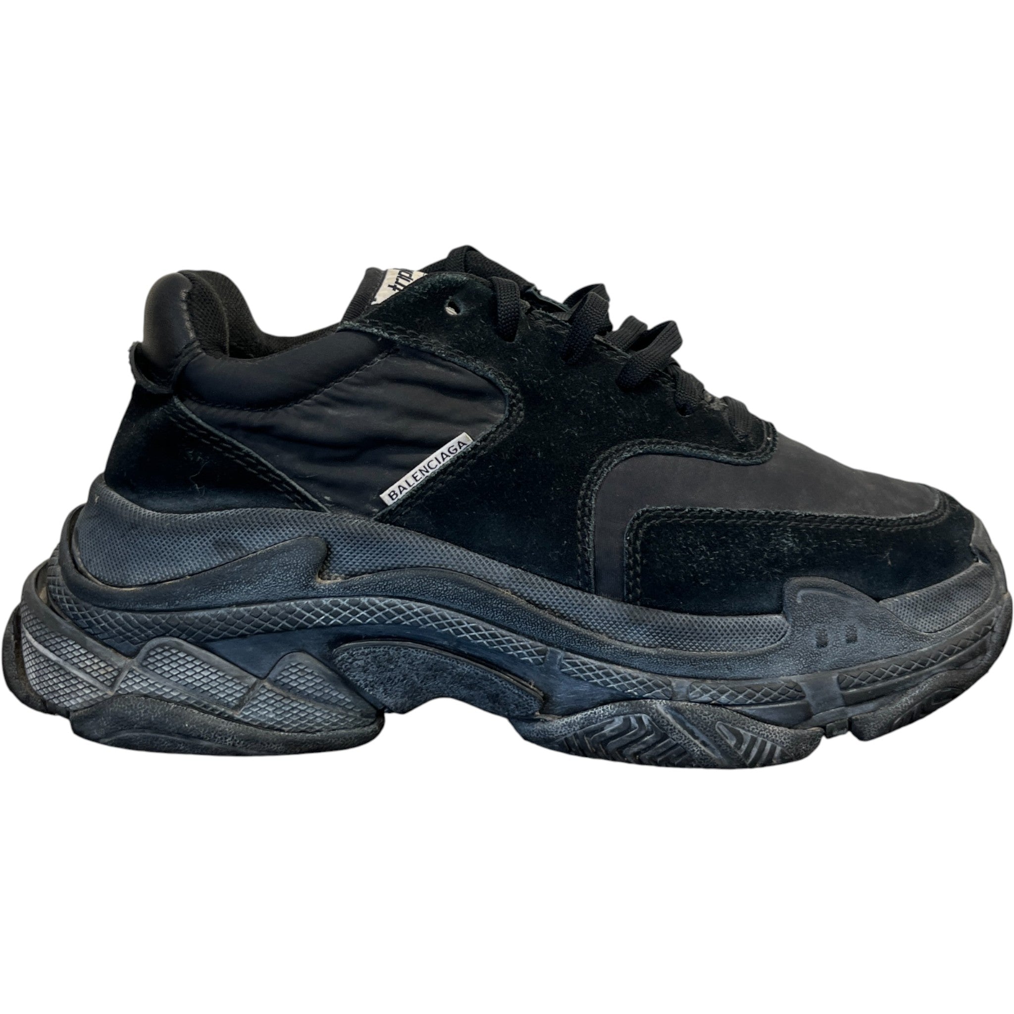 Men's Triple S Low Trainers Black Size EU 40 / UK 6