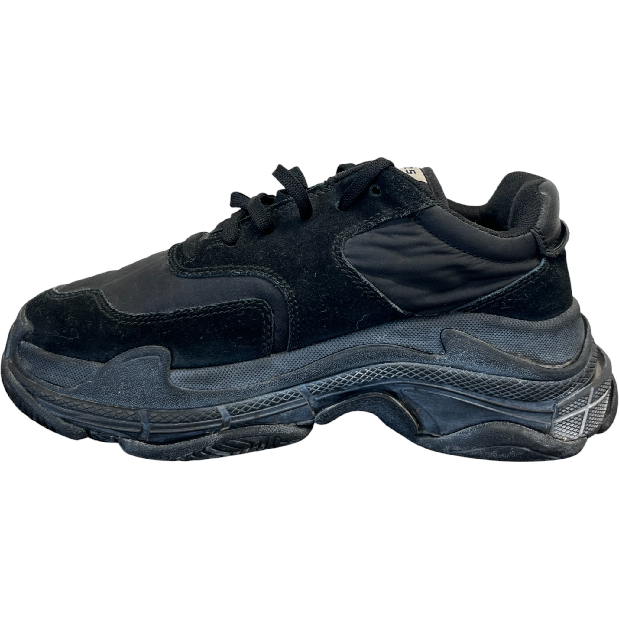 Men's Triple S Low Trainers Black Size EU 40 / UK 6
