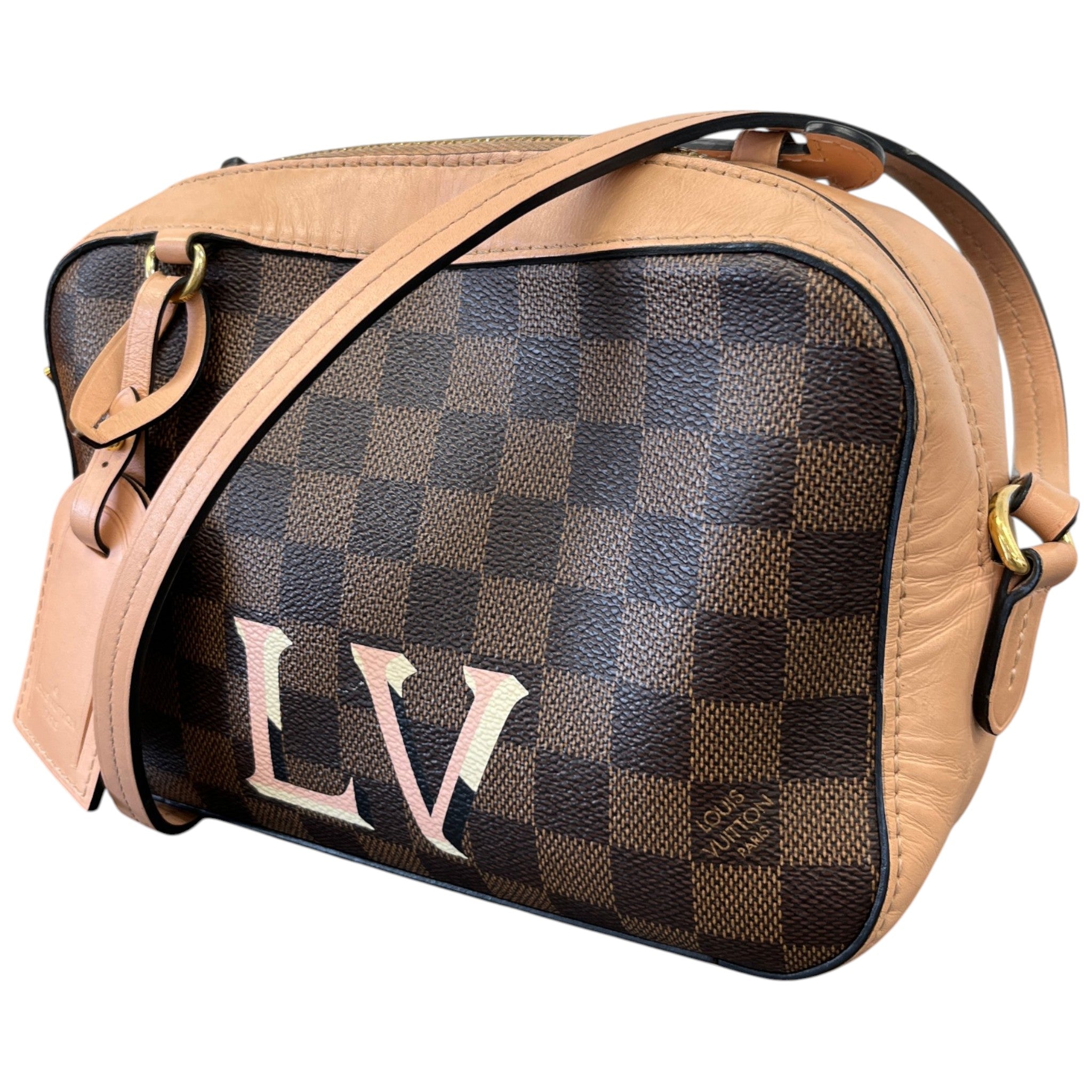 Women's Damier Ebene Santa Monica Bag Brown