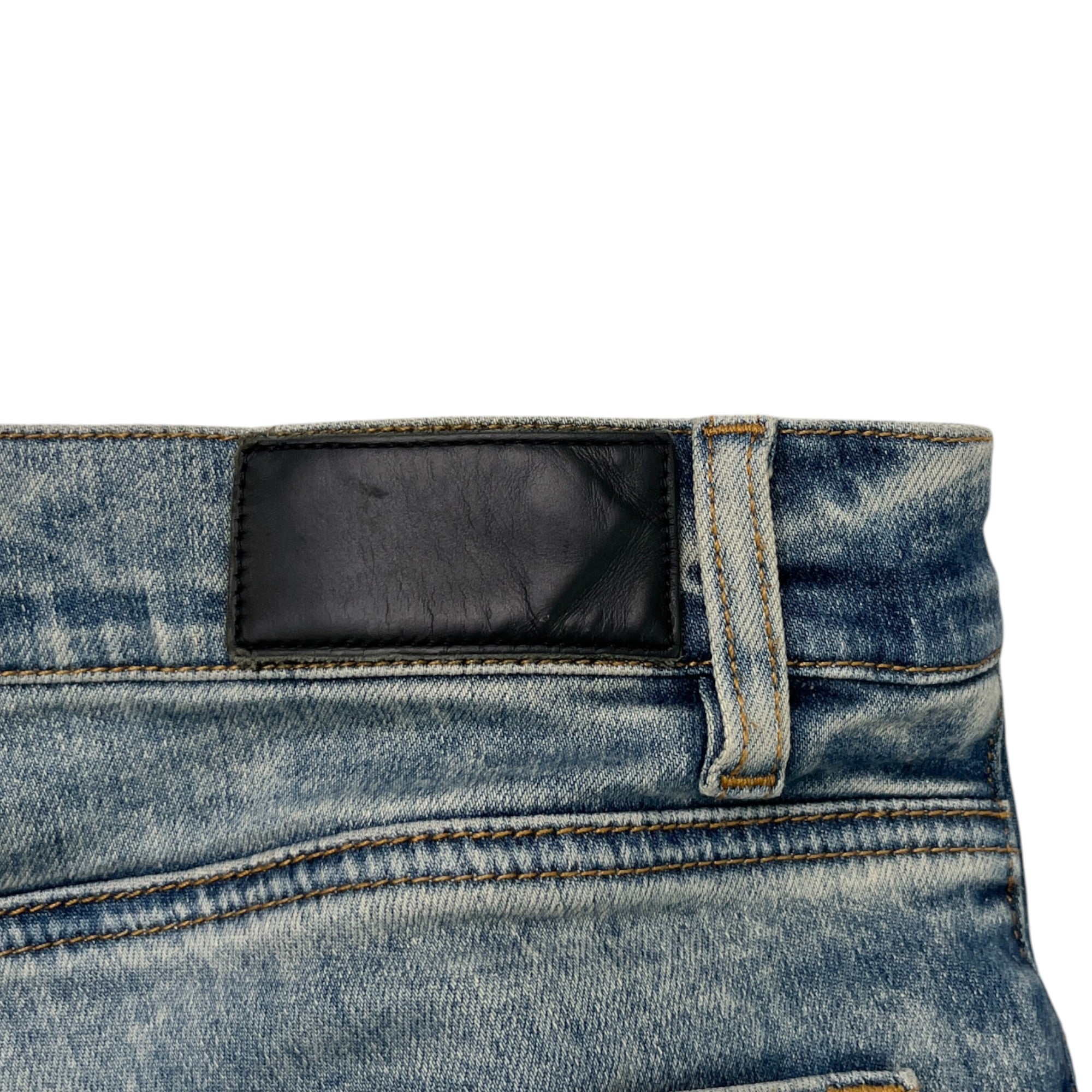 Men's Distressed Jeans Blue Size Waist 32"