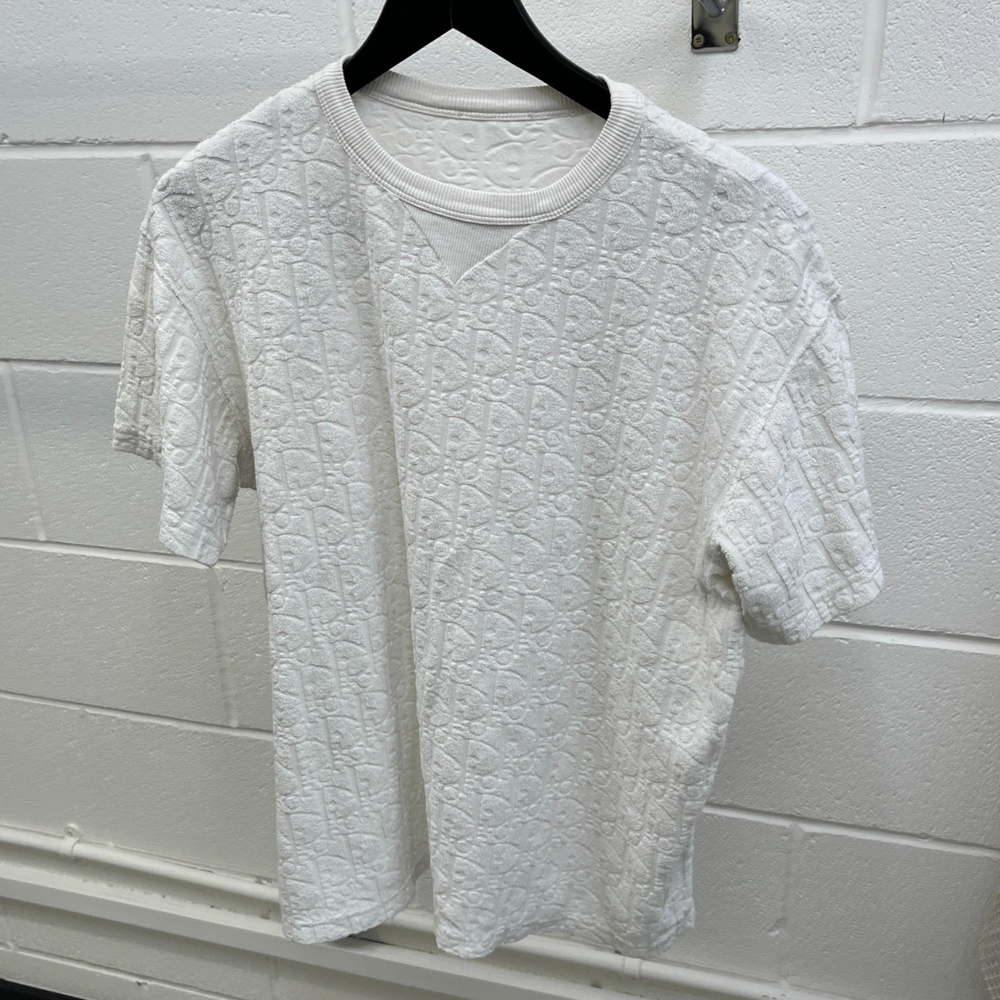 Men's Oblique T-Shirt White Size S