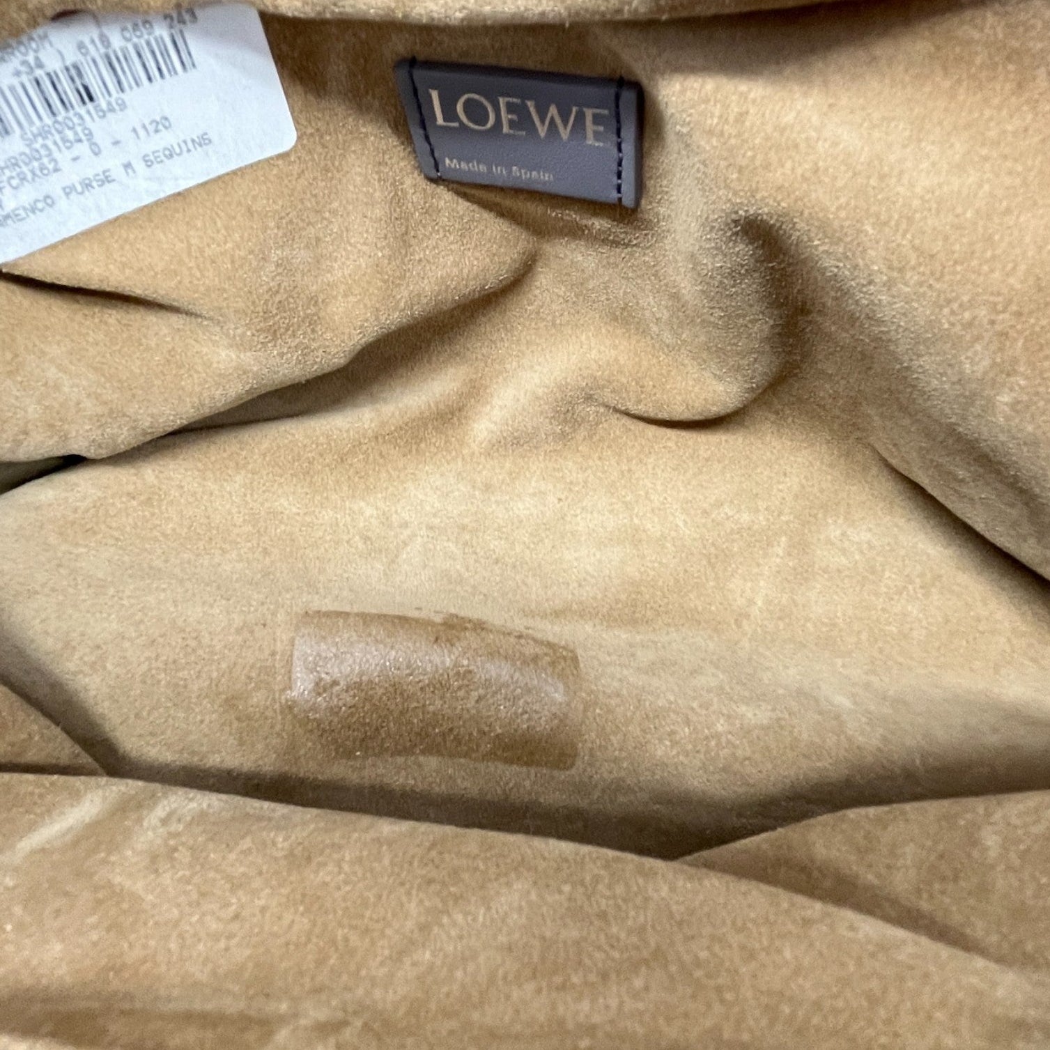 Women's Flamenco Sequined Medium Purse Bag Grey