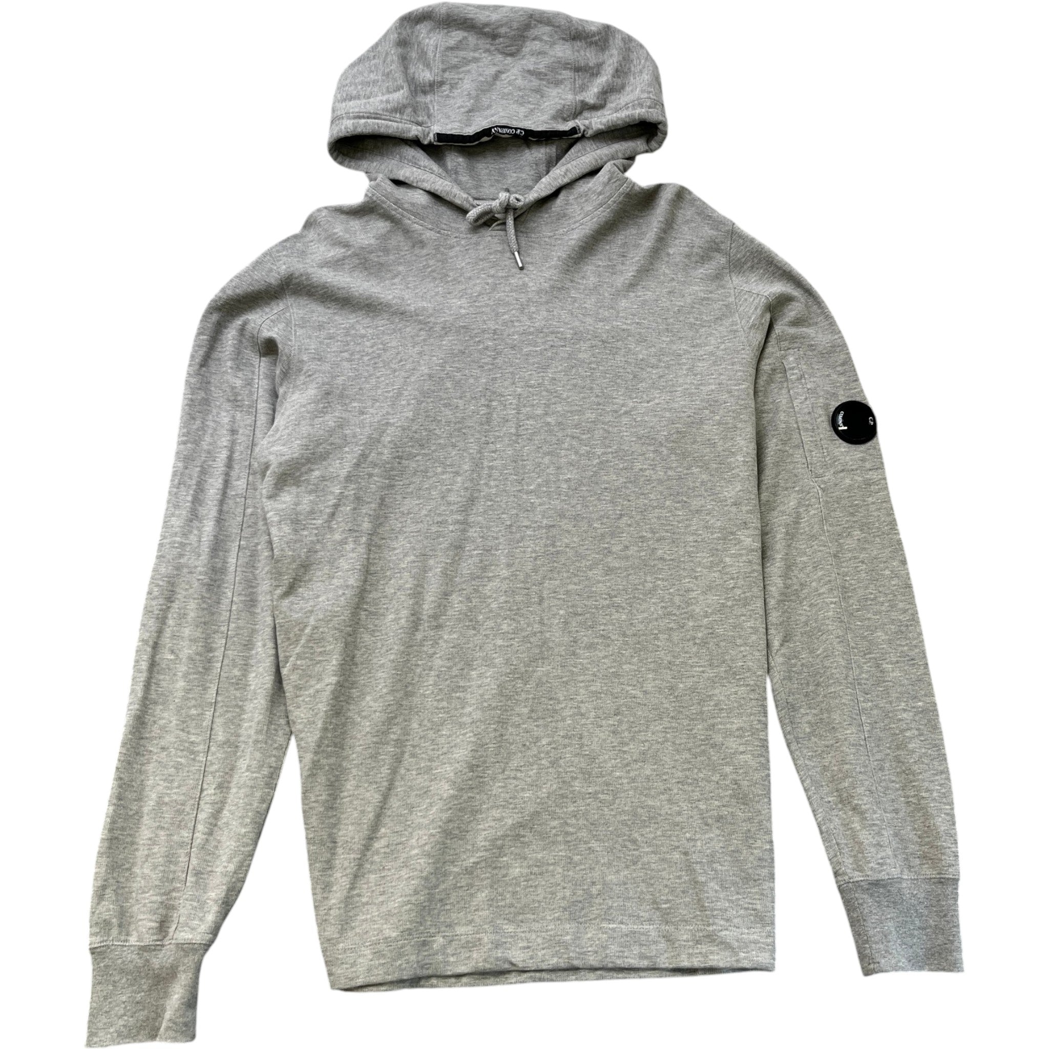 Men's Hooded Lens Hoodie Grey Size L