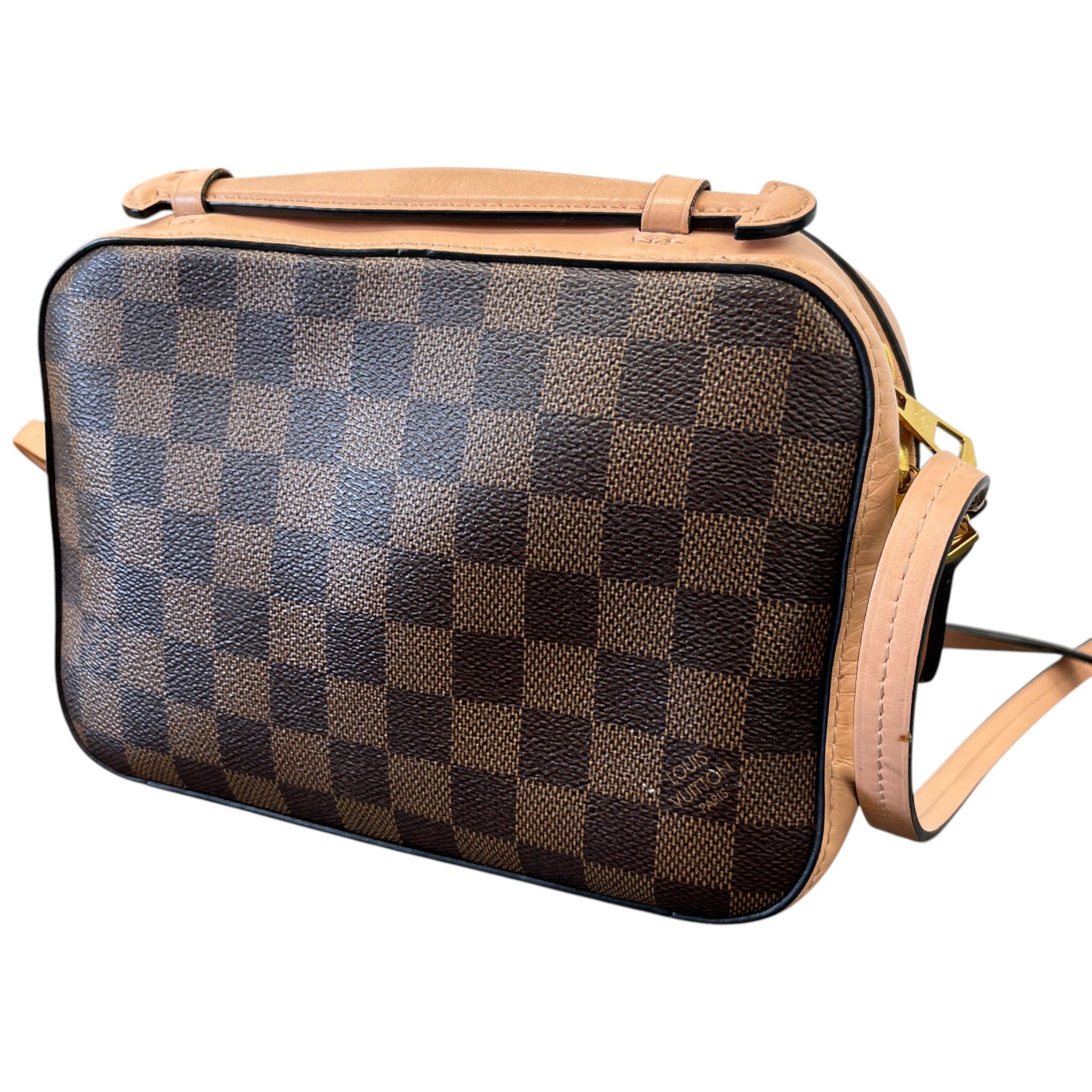 Women's Damier Ebene Santa Monica Bag Brown