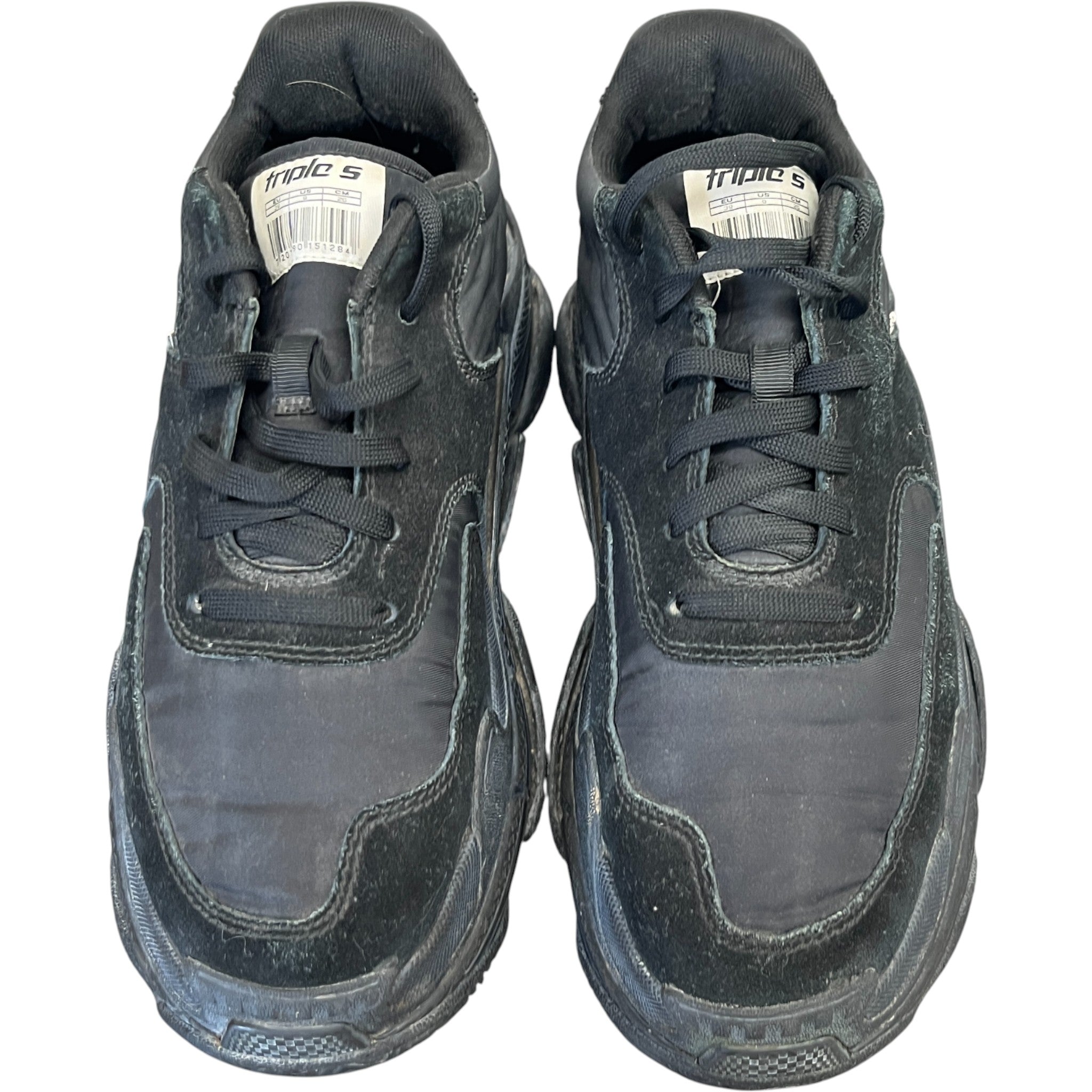 Men's Triple S Low Trainers Black Size EU 40 / UK 6