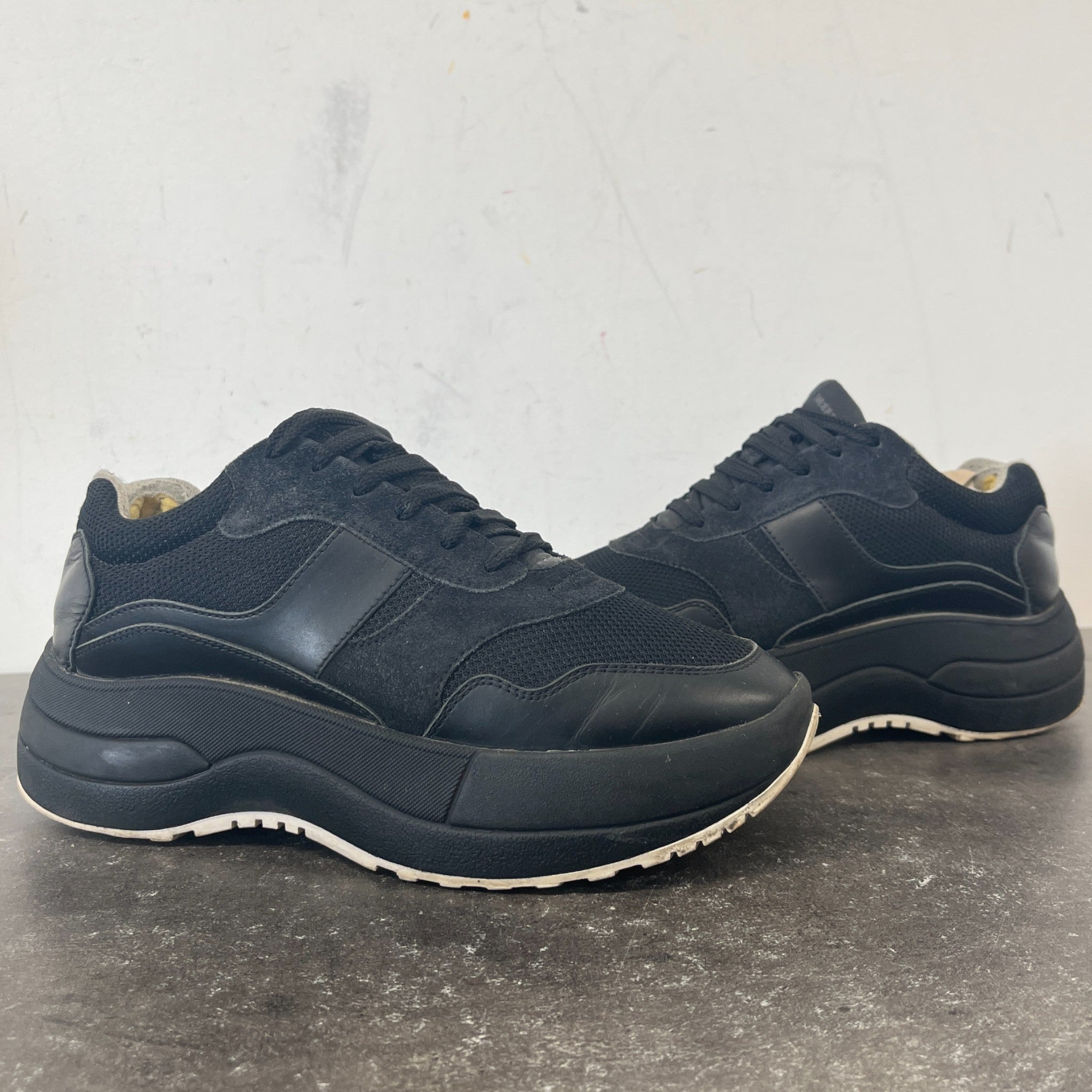 Women's Racer Low Trainers Black Size EU 35 / UK 2