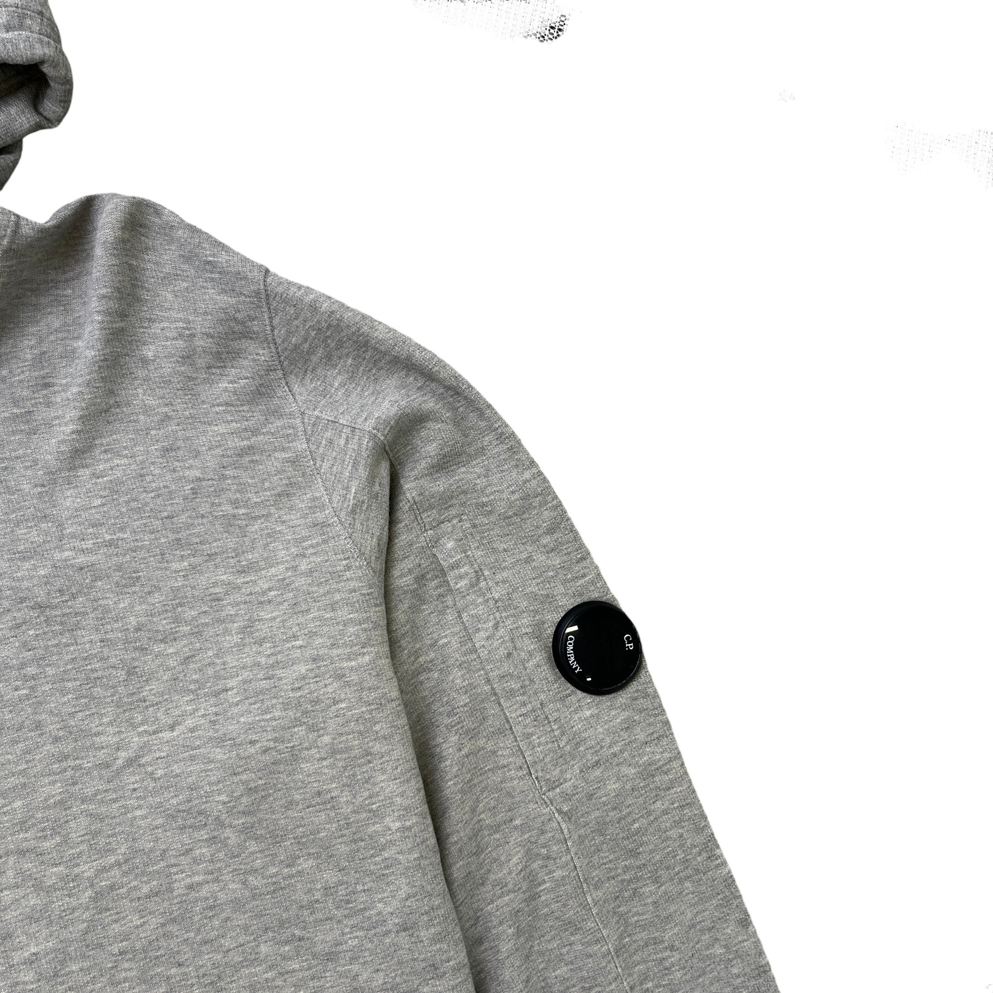 Men's Hooded Lens Hoodie Grey Size L