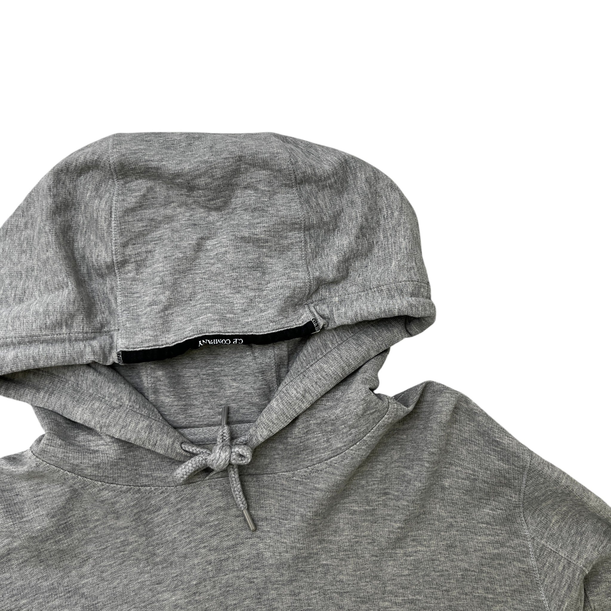 Men's Hooded Lens Hoodie Grey Size L