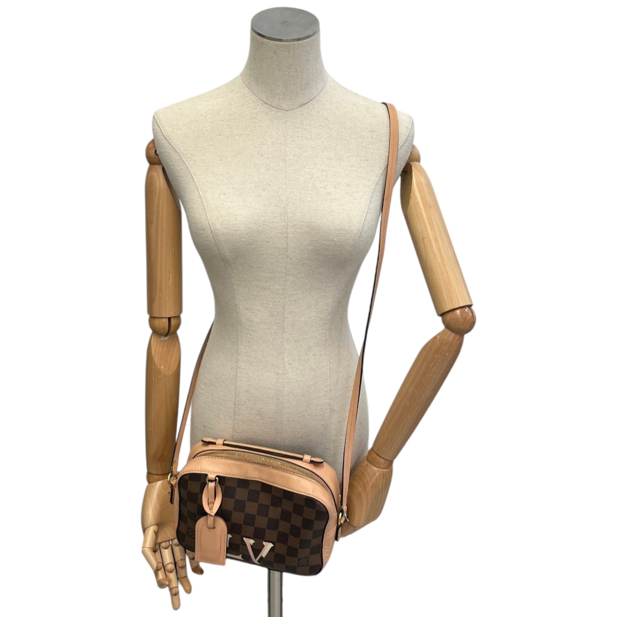 Women's Damier Ebene Santa Monica Bag Brown