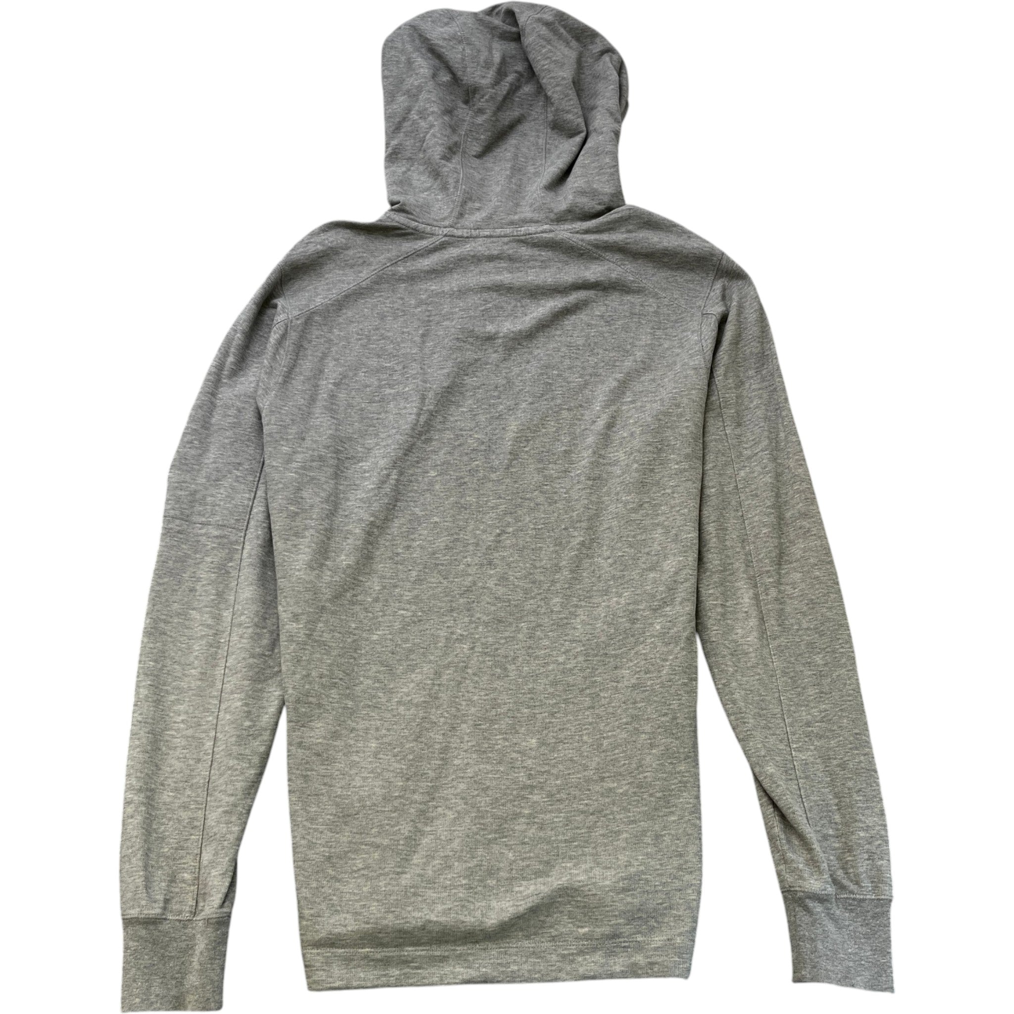 Men's Hooded Lens Hoodie Grey Size L