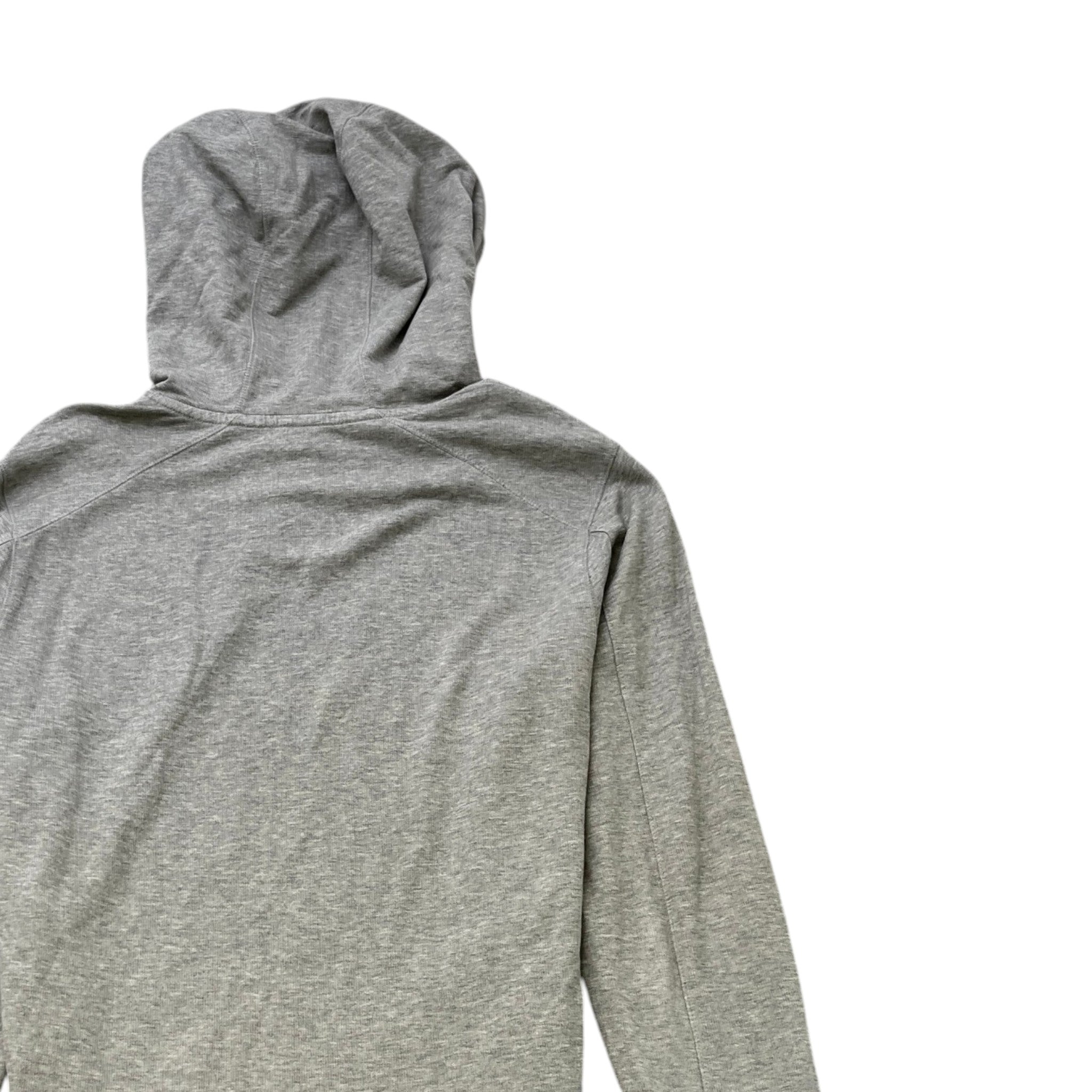 Men's Hooded Lens Hoodie Grey Size L