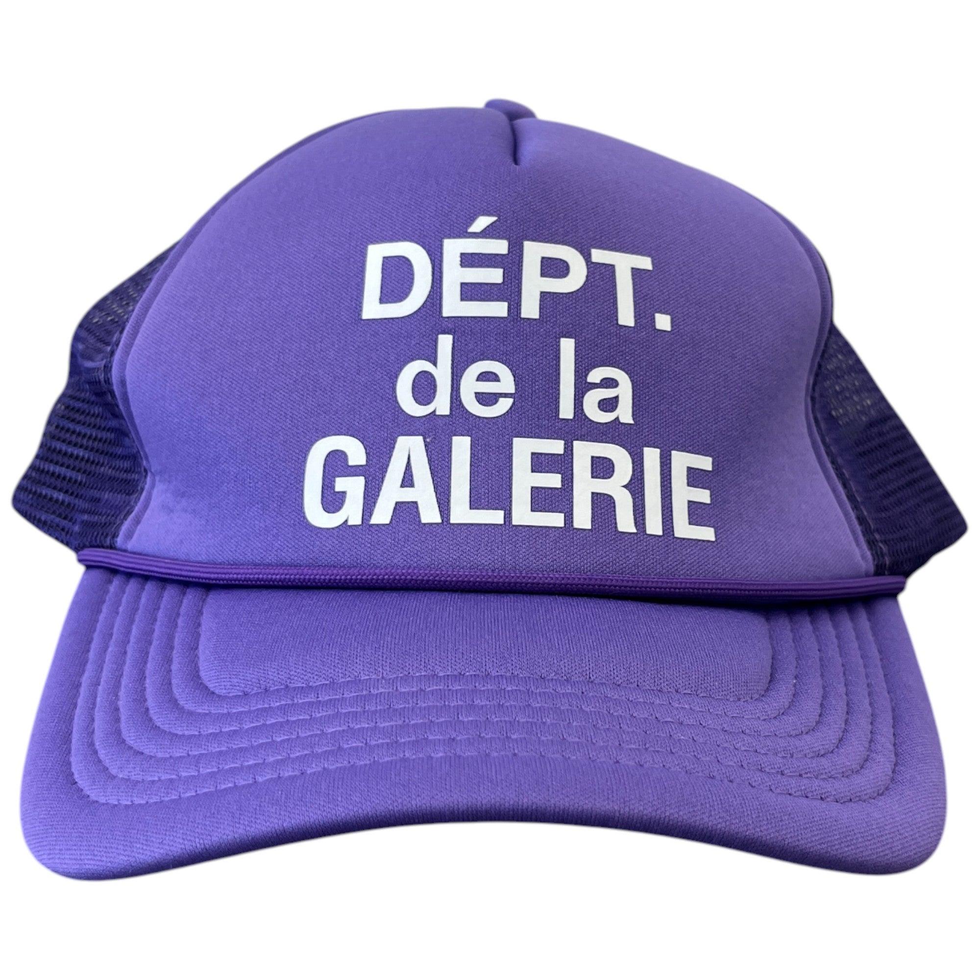 Men's French Logo Trucker Cap Purple